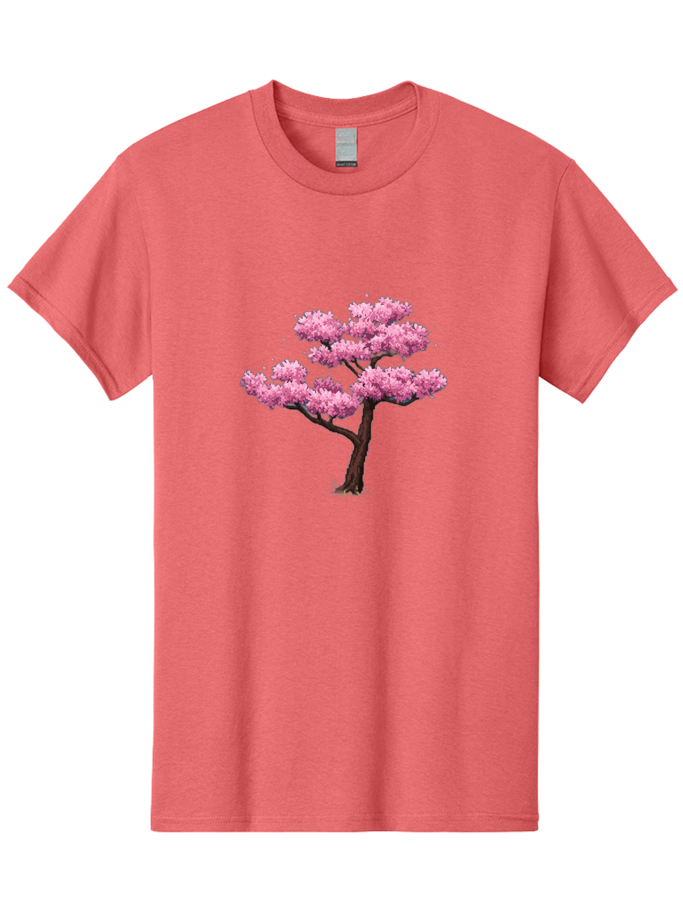 Pink-Cherry-Blossom-Tree-2 Men'S Graphic Tee, 100% Cotton, Comfortable Casual Summer Wear, Machine Washable, Vintage Camera, Old Camera, Antique Camera, Black Camera, Classic Photography, Photography Equipment, Nostalgic Device, Film Camera, Baj167