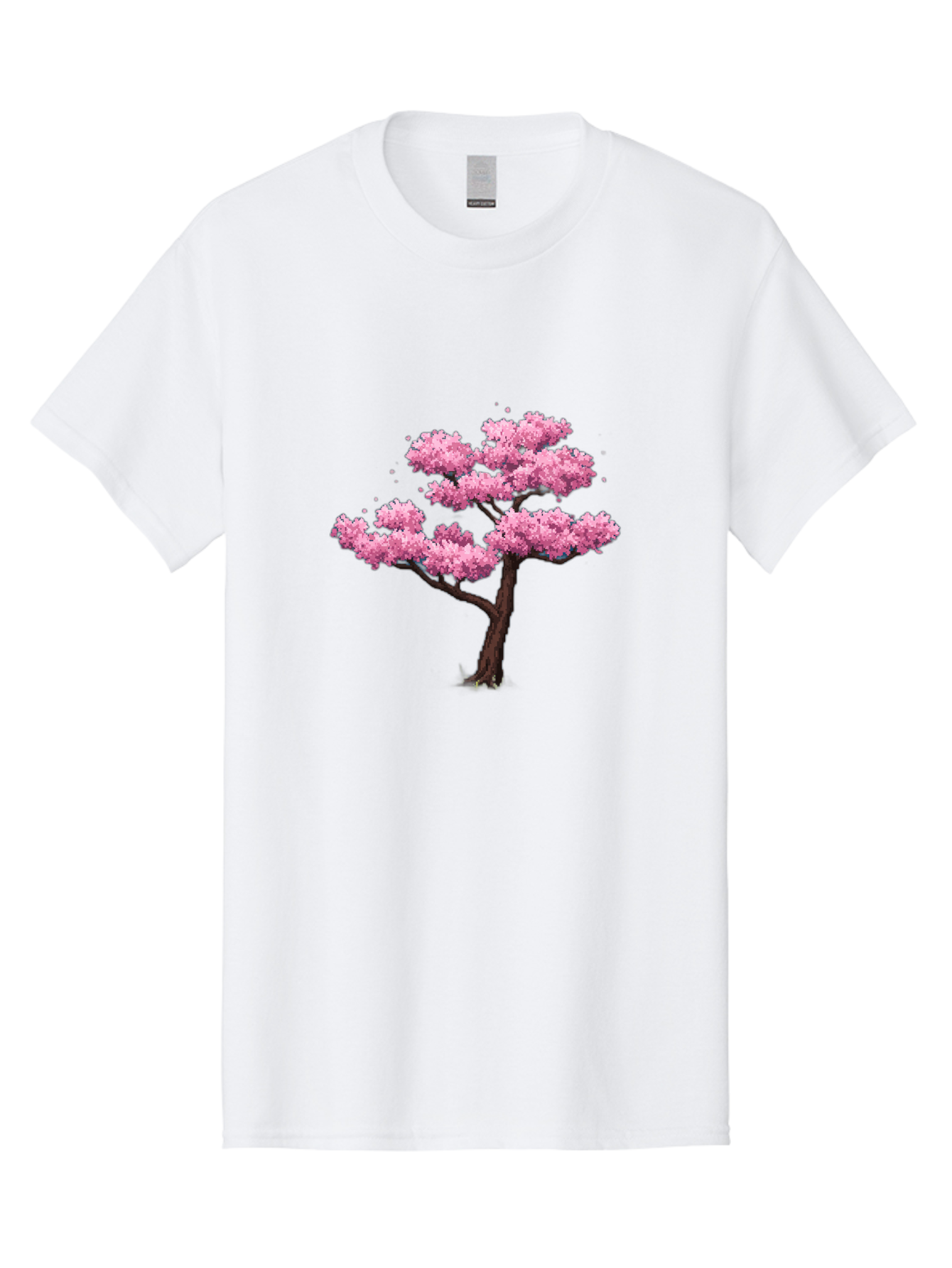 Pink-Cherry-Blossom-Tree-2 Men'S Graphic Tee, 100% Cotton, Comfortable Casual Summer Wear, Machine Washable, Vintage Camera, Old Camera, Antique Camera, Black Camera, Classic Photography, Photography Equipment, Nostalgic Device, Film Camera, Baj167