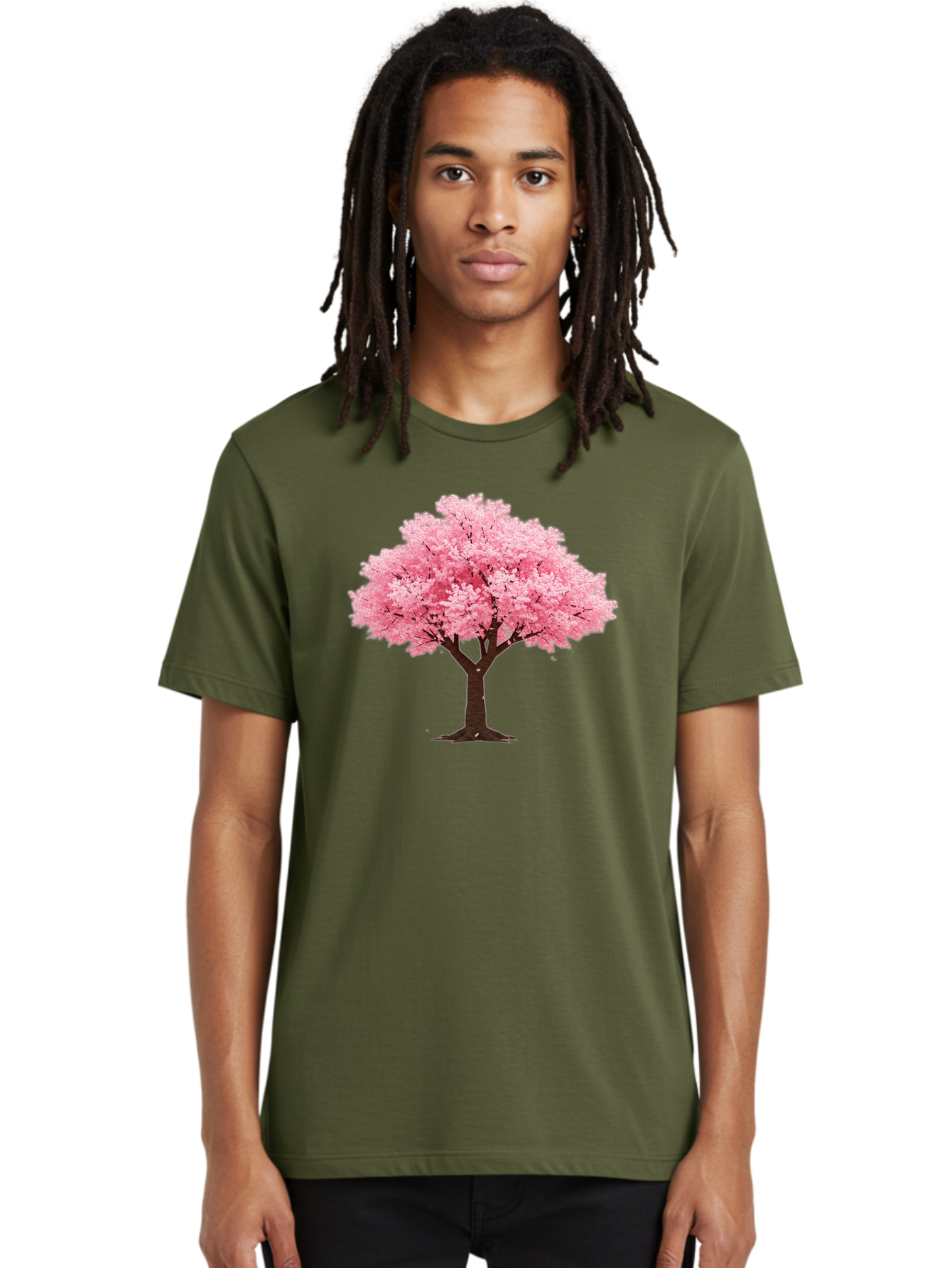 Pink-Cherry-Blossom-Tree Men'S Graphic Tee, 100% Cotton, Comfortable Casual Summer Wear, Machine Washable, Vintage Camera, Old Camera, Antique Camera, Black Camera, Classic Photography, Photography Equipment, Nostalgic Device, Film Camera, Baj168