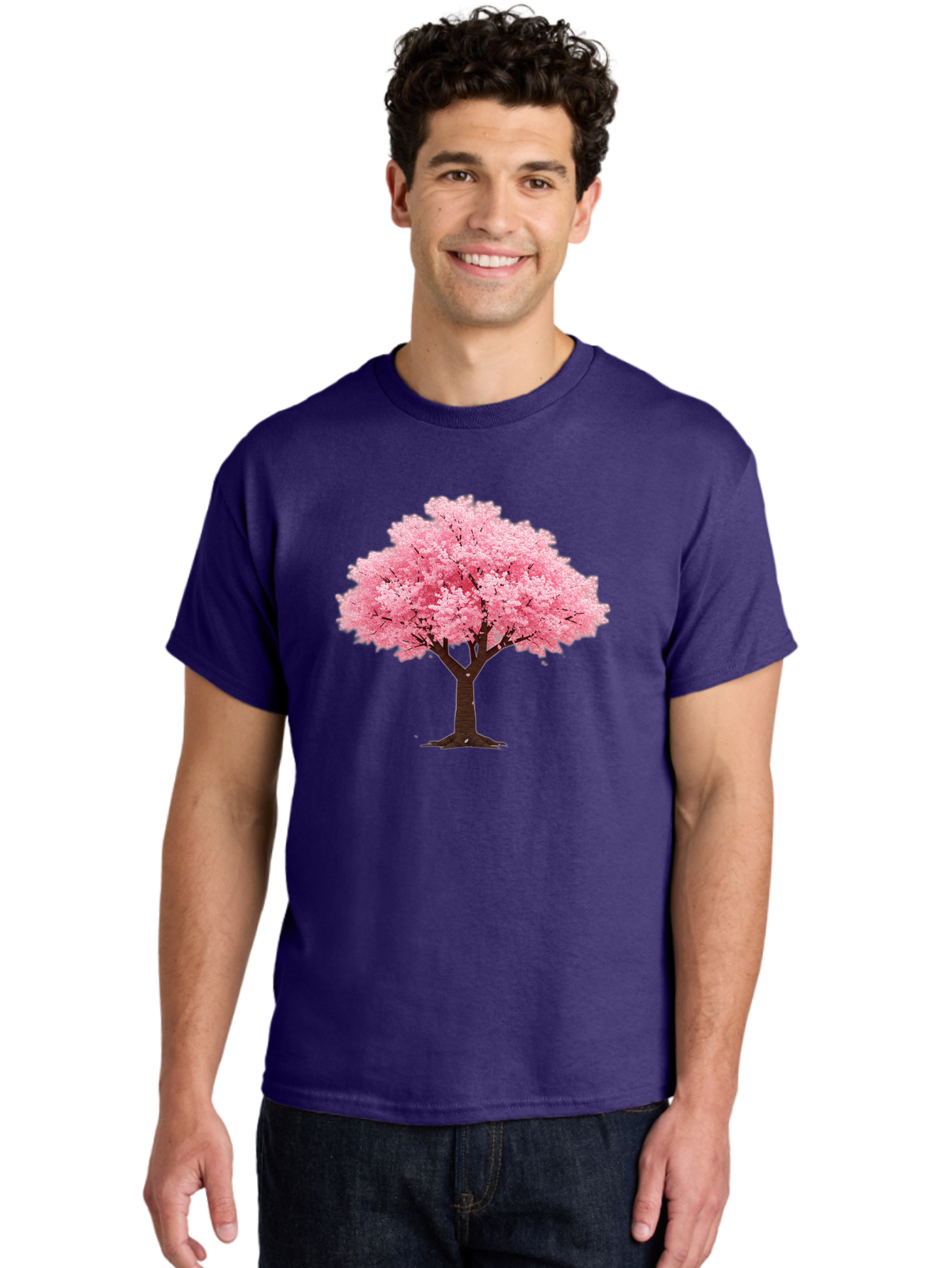 Pink-Cherry-Blossom-Tree Men'S Graphic Tee, 100% Cotton, Comfortable Casual Summer Wear, Machine Washable, Vintage Camera, Old Camera, Antique Camera, Black Camera, Classic Photography, Photography Equipment, Nostalgic Device, Film Camera, Baj168