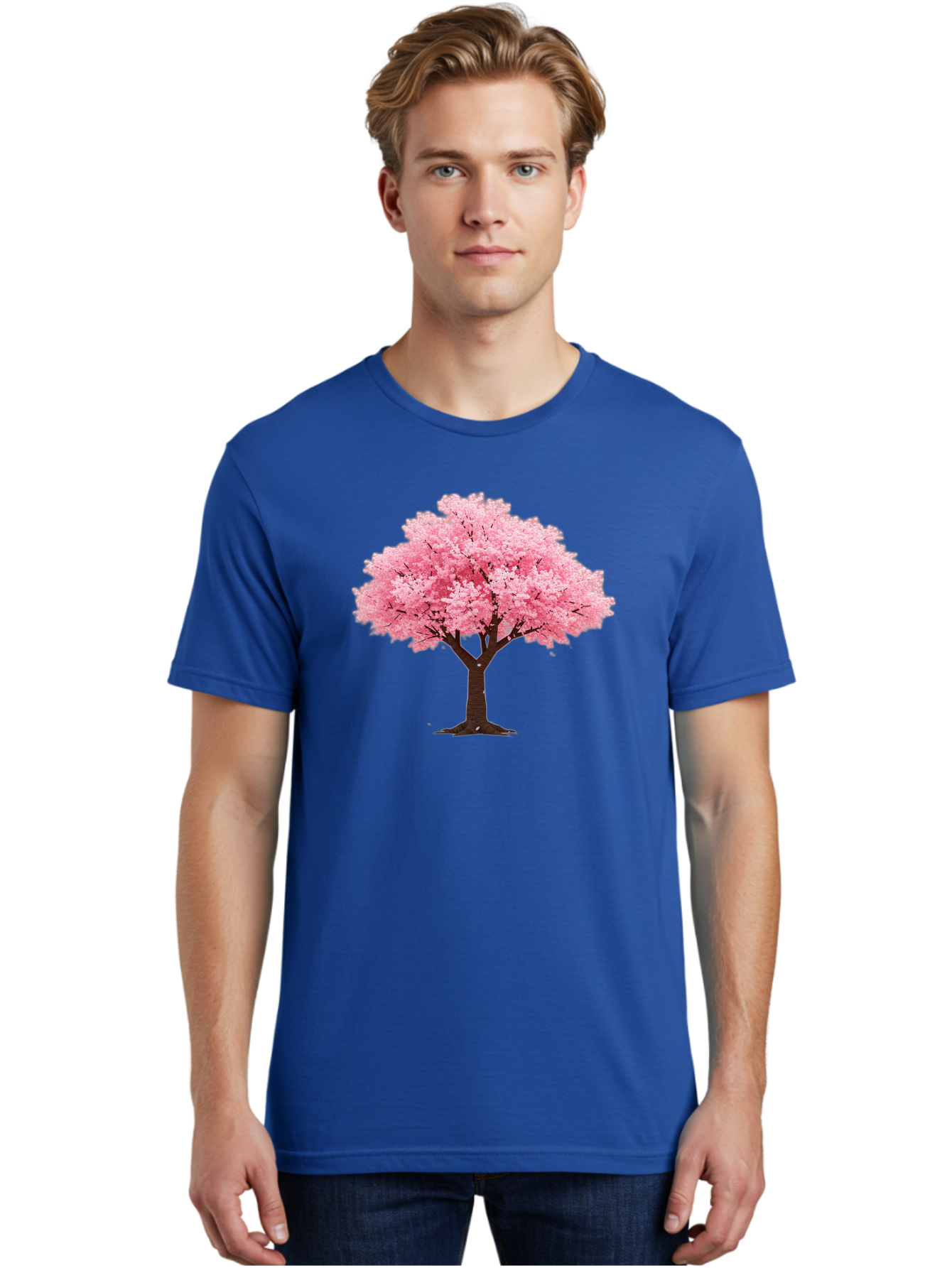 Pink-Cherry-Blossom-Tree Men'S Graphic Tee, 100% Cotton, Comfortable Casual Summer Wear, Machine Washable, Vintage Camera, Old Camera, Antique Camera, Black Camera, Classic Photography, Photography Equipment, Nostalgic Device, Film Camera, Baj168