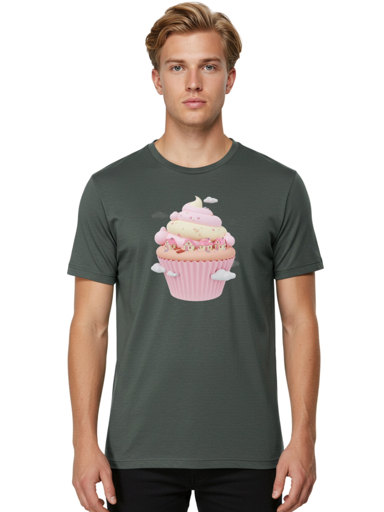 Pink-Cupcake-Village Men'S Graphic Tee, 100% Cotton, Comfortable Casual Summer Wear, Machine Washable, Vintage Camera, Old Camera, Antique Camera, Black Camera, Classic Photography, Photography Equipment, Nostalgic Device, Film Camera, Baj169