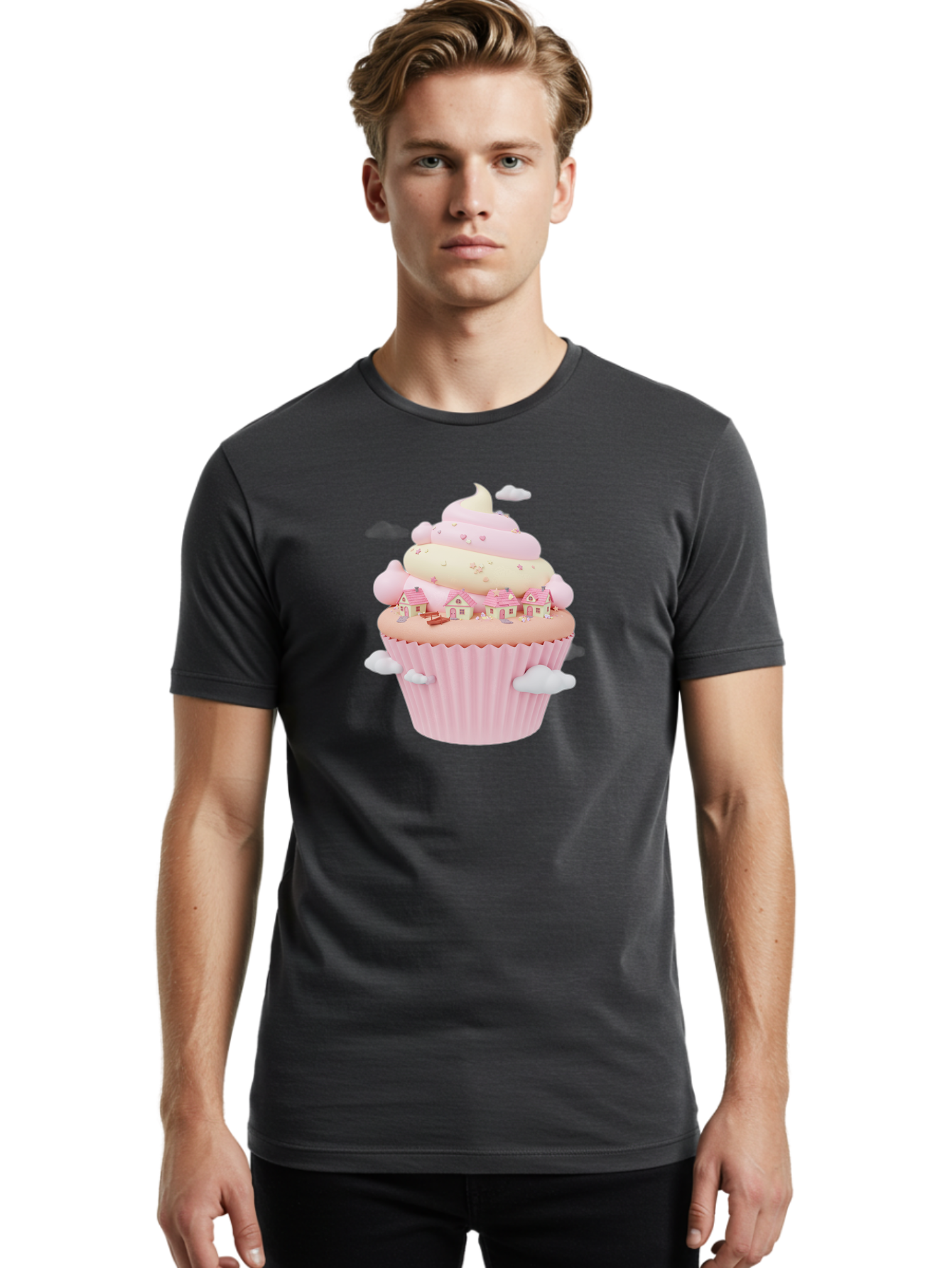 Pink-Cupcake-Village Men'S Graphic Tee, 100% Cotton, Comfortable Casual Summer Wear, Machine Washable, Vintage Camera, Old Camera, Antique Camera, Black Camera, Classic Photography, Photography Equipment, Nostalgic Device, Film Camera, Baj169