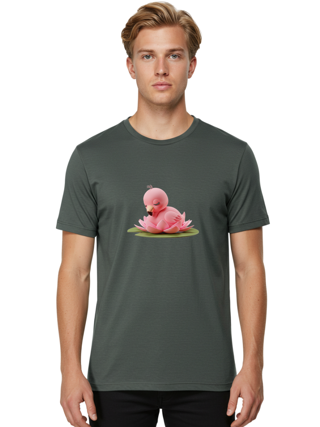 Pink-Duckling-Lotus Men'S Graphic Tee, 100% Cotton, Comfortable Casual Summer Wear, Machine Washable, Vintage Camera, Old Camera, Antique Camera, Black Camera, Classic Photography, Photography Equipment, Nostalgic Device, Film Camera, Baj170