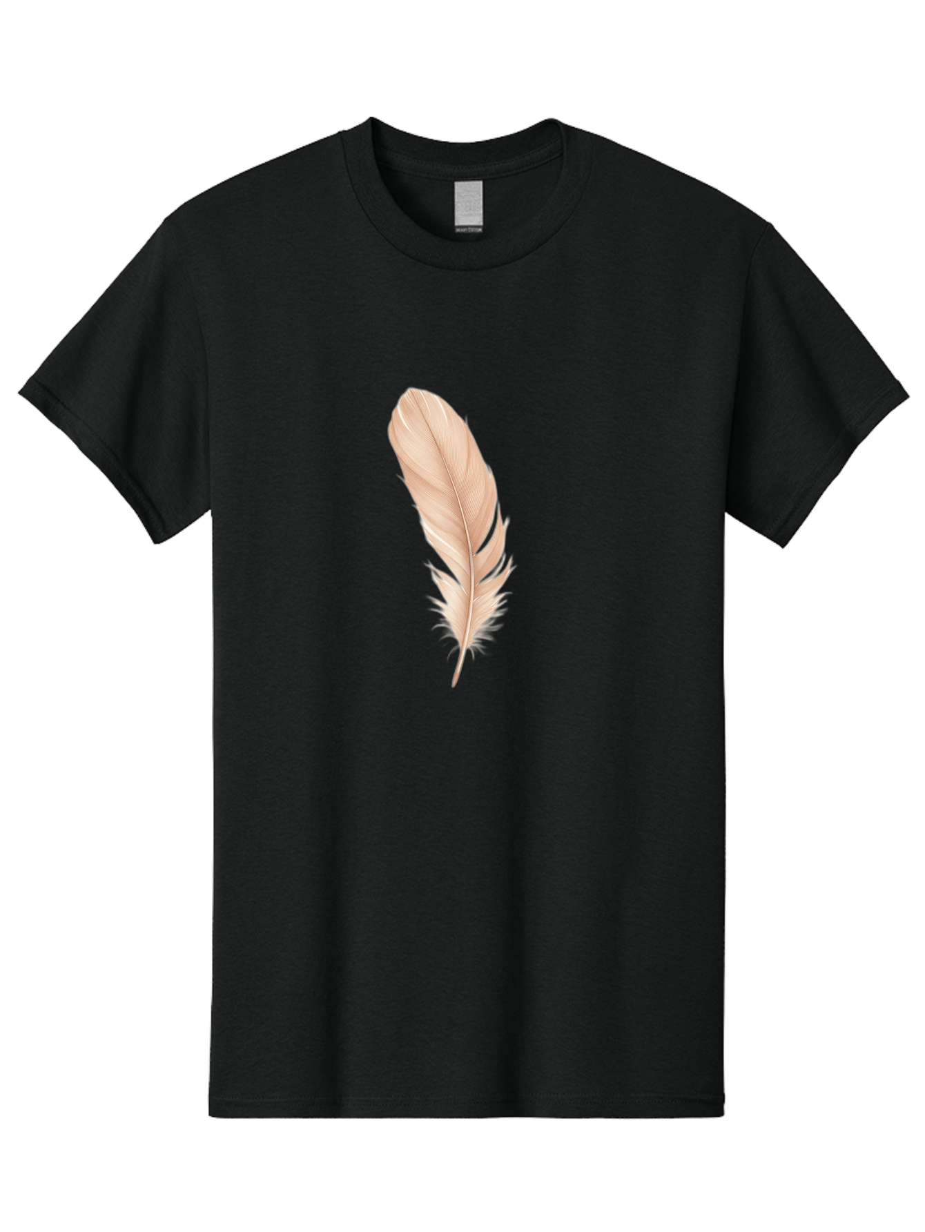 Pink-Feather-1 Men'S Graphic Tee, 100% Cotton, Comfortable Casual Summer Wear, Machine Washable, Vintage Camera, Old Camera, Antique Camera, Black Camera, Classic Photography, Photography Equipment, Nostalgic Device, Film Camera, Camera Art Baj171
