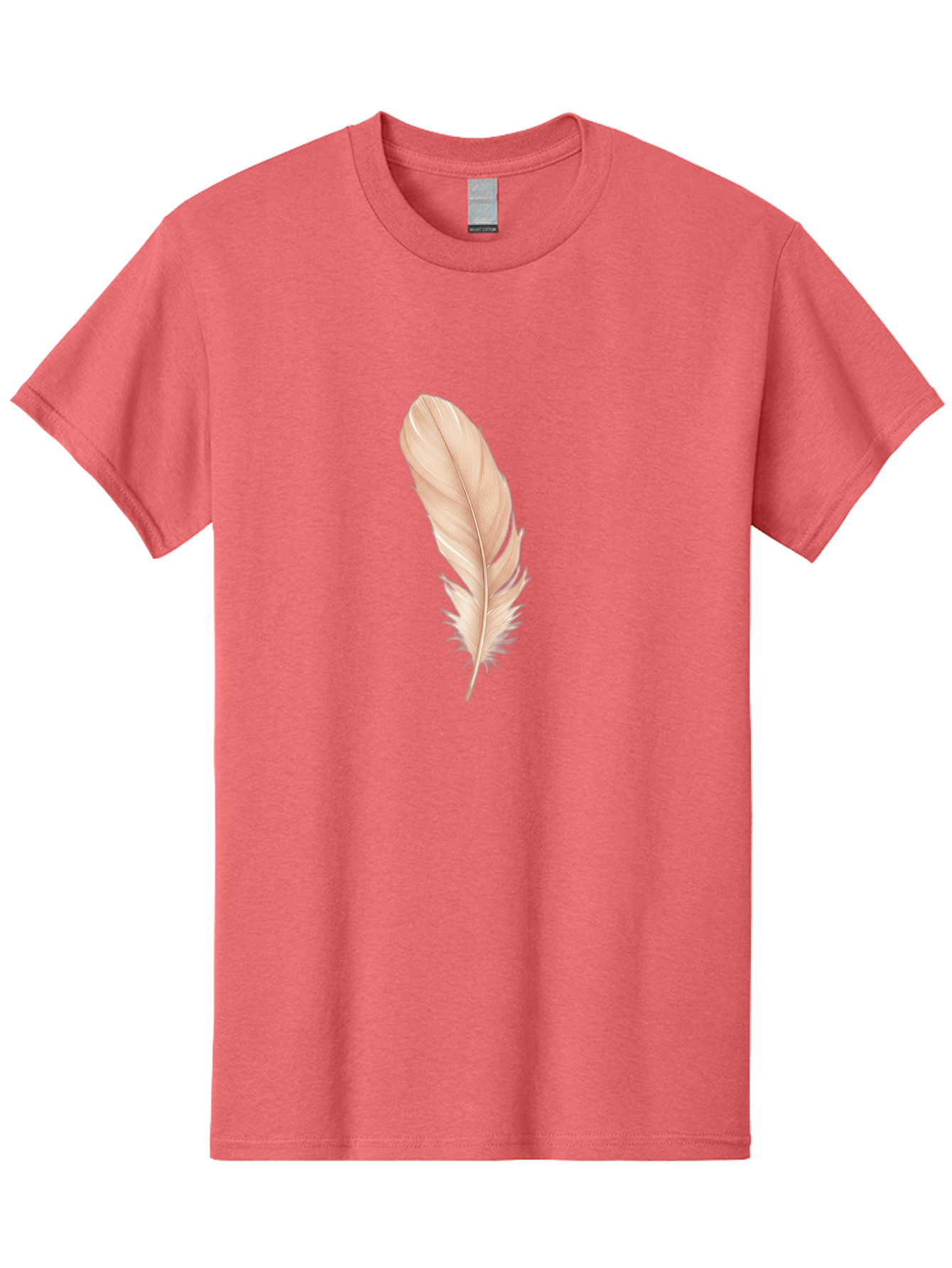 Pink-Feather-1 Men'S Graphic Tee, 100% Cotton, Comfortable Casual Summer Wear, Machine Washable, Vintage Camera, Old Camera, Antique Camera, Black Camera, Classic Photography, Photography Equipment, Nostalgic Device, Film Camera, Camera Art Baj171