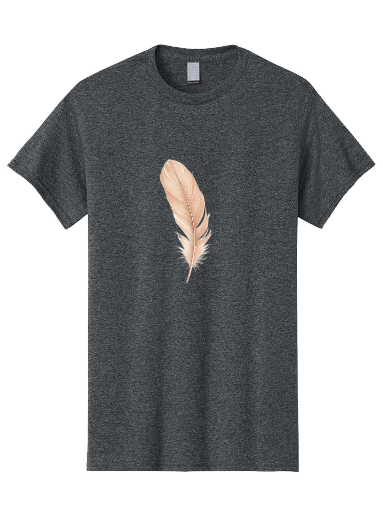 Pink-Feather-1 Men'S Graphic Tee, 100% Cotton, Comfortable Casual Summer Wear, Machine Washable, Vintage Camera, Old Camera, Antique Camera, Black Camera, Classic Photography, Photography Equipment, Nostalgic Device, Film Camera, Camera Art Baj171