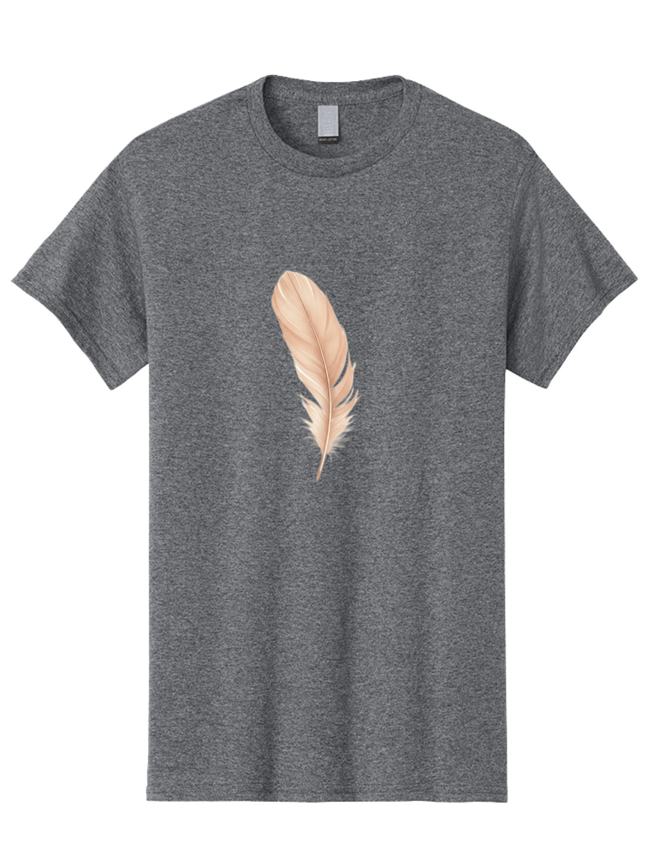 Pink-Feather-1 Men'S Graphic Tee, 100% Cotton, Comfortable Casual Summer Wear, Machine Washable, Vintage Camera, Old Camera, Antique Camera, Black Camera, Classic Photography, Photography Equipment, Nostalgic Device, Film Camera, Camera Art Baj171