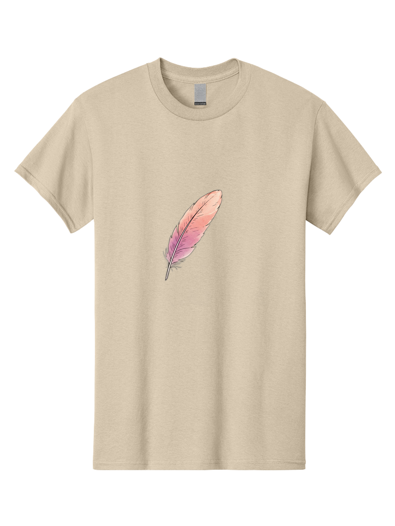 Pink-Feather-2 Men'S Graphic Tee, 100% Cotton, Comfortable Casual Summer Wear, Machine Washable, Vintage Camera, Old Camera, Antique Camera, Black Camera, Classic Photography, Photography Equipment, Nostalgic Device, Film Camera, Camera Art Baj172
