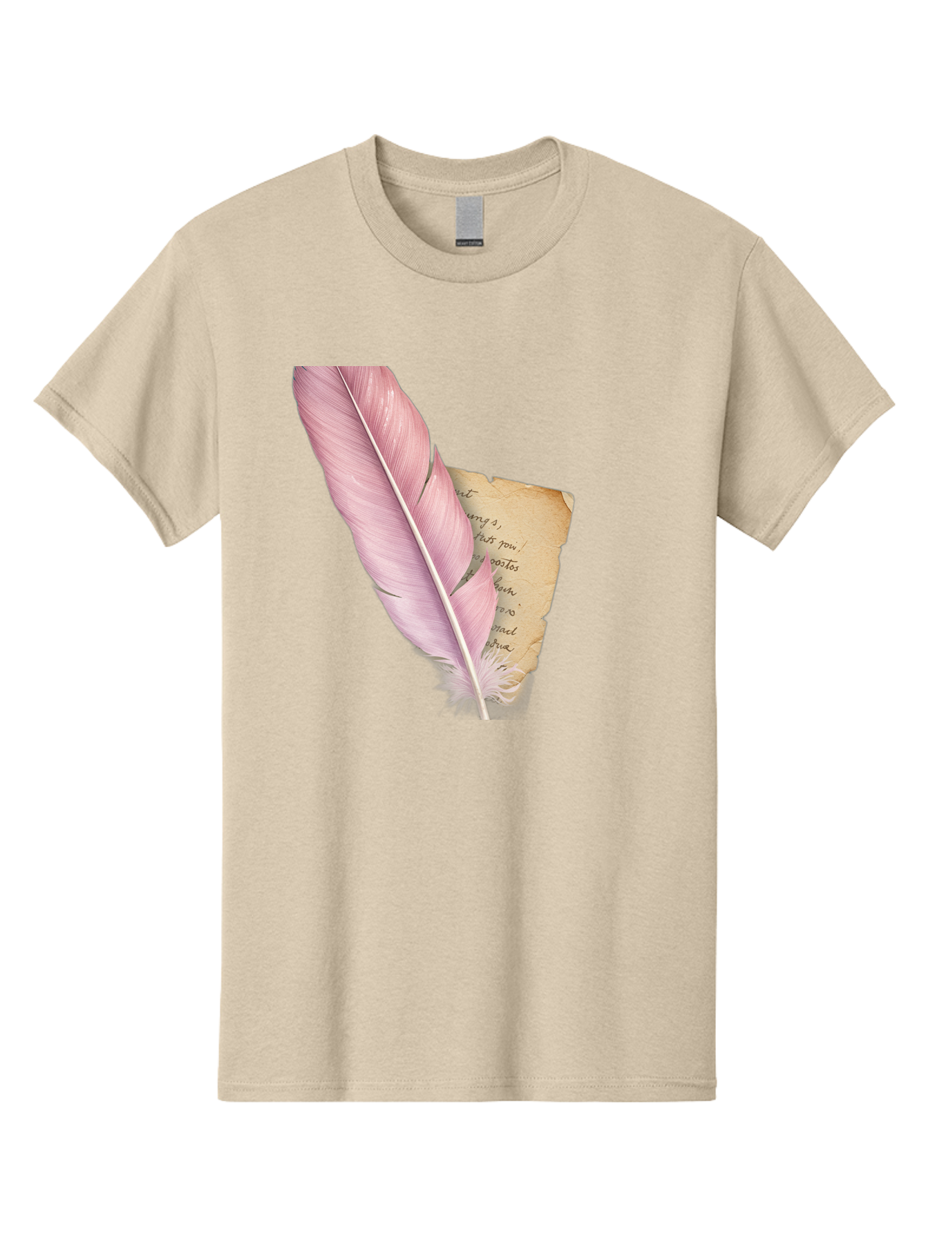 Pink-Feather-Quill-Pen Men'S Graphic Tee, 100% Cotton, Comfortable Casual Summer Wear, Machine Washable, Vintage Camera, Old Camera, Antique Camera, Black Camera, Classic Photography, Photography Equipment, Nostalgic Device, Film Camera, Baj173