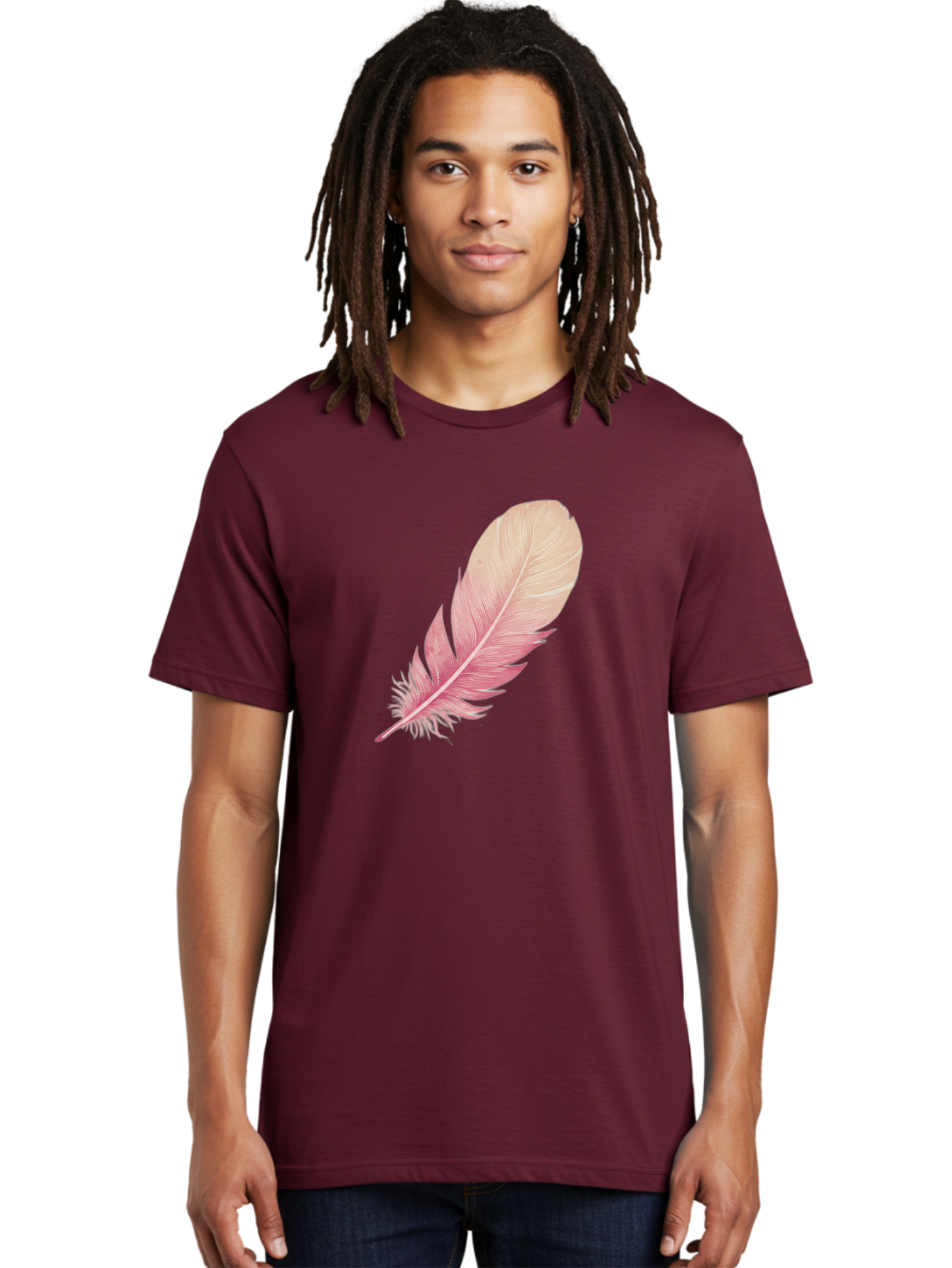 Pink-Feather Men'S Graphic Tee, 100% Cotton, Comfortable Casual Summer Wear, Machine Washable, Vintage Camera, Old Camera, Antique Camera, Black Camera, Classic Photography, Photography Equipment, Nostalgic Device, Film Camera, Camera Art Baj174
