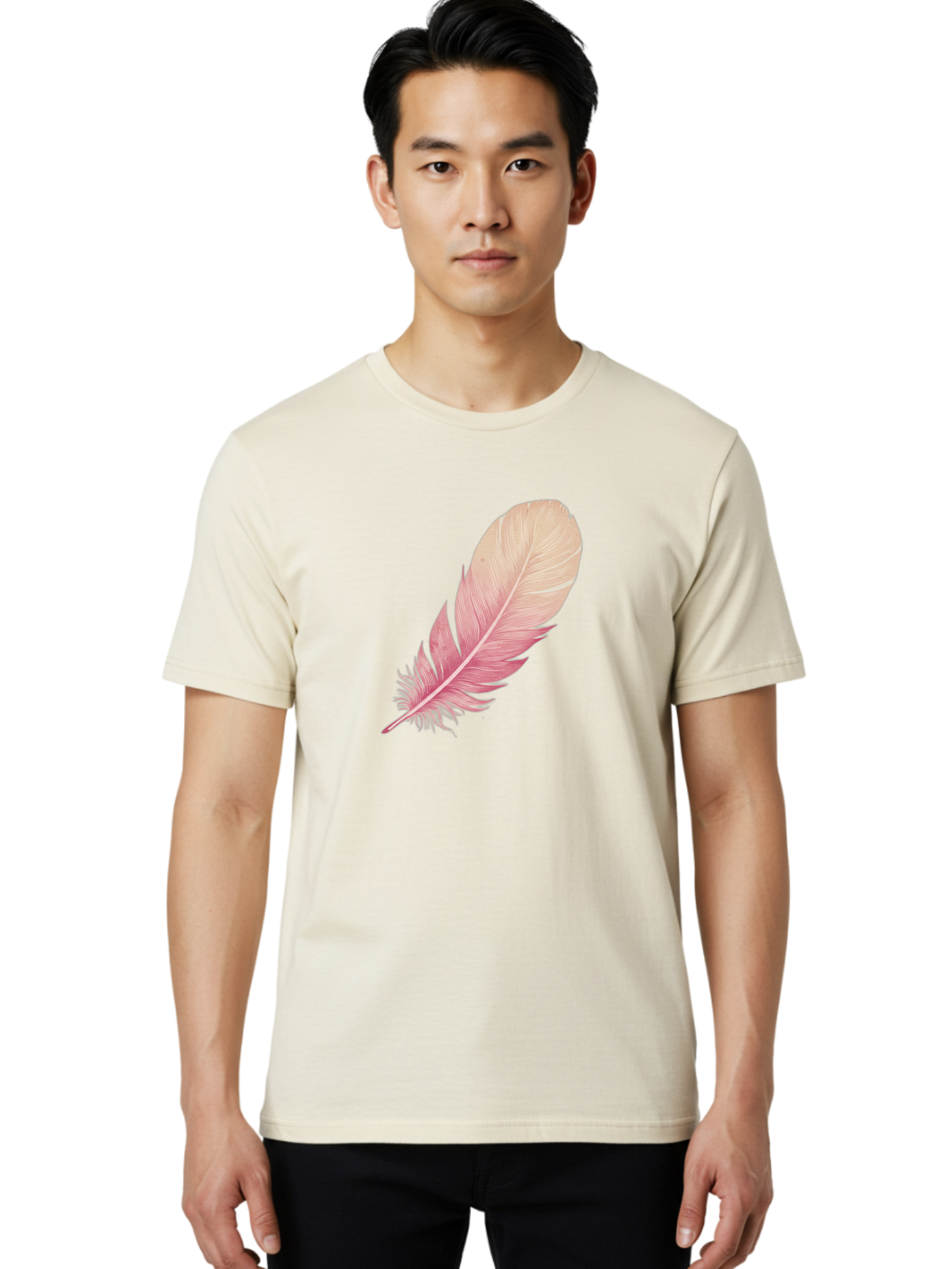 Pink-Feather Men'S Graphic Tee, 100% Cotton, Comfortable Casual Summer Wear, Machine Washable, Vintage Camera, Old Camera, Antique Camera, Black Camera, Classic Photography, Photography Equipment, Nostalgic Device, Film Camera, Camera Art Baj174