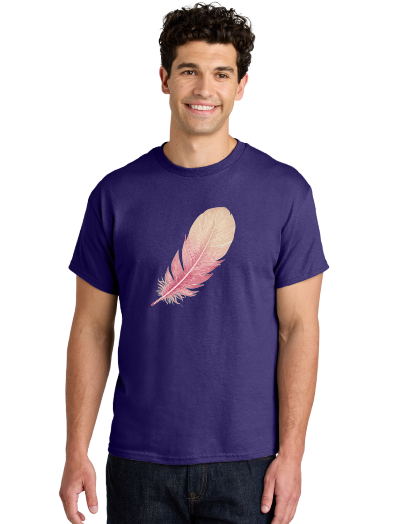 Pink-Feather Men'S Graphic Tee, 100% Cotton, Comfortable Casual Summer Wear, Machine Washable, Vintage Camera, Old Camera, Antique Camera, Black Camera, Classic Photography, Photography Equipment, Nostalgic Device, Film Camera, Camera Art Baj174