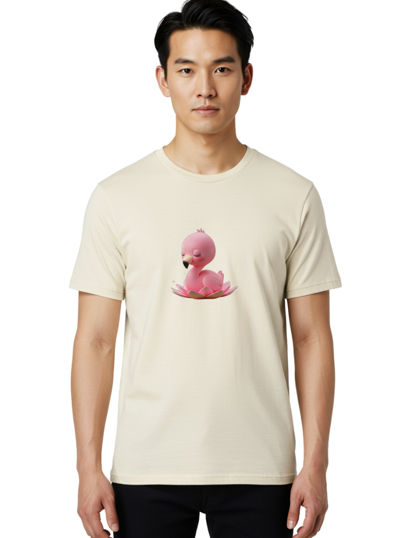 Pink-Flamingo-1 Men'S Graphic Tee, 100% Cotton, Comfortable Casual Summer Wear, Machine Washable, Vintage Camera, Old Camera, Antique Camera, Black Camera, Classic Photography, Photography Equipment, Nostalgic Device, Film Camera, Camera Art Baj176