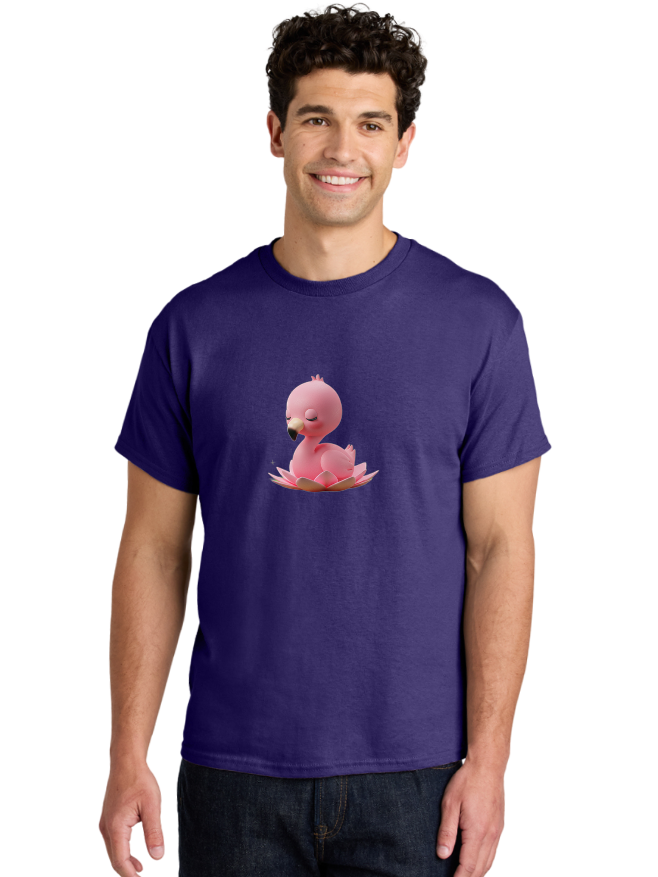 Pink-Flamingo-1 Men'S Graphic Tee, 100% Cotton, Comfortable Casual Summer Wear, Machine Washable, Vintage Camera, Old Camera, Antique Camera, Black Camera, Classic Photography, Photography Equipment, Nostalgic Device, Film Camera, Camera Art Baj176