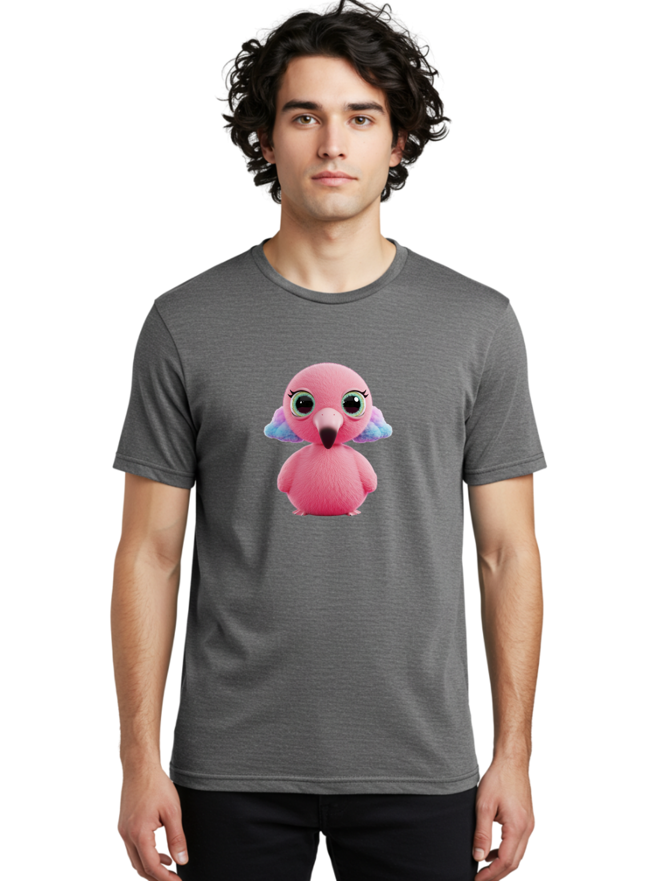 Pink-Flamingo-5 Men'S Graphic Tee, 100% Cotton, Comfortable Casual Summer Wear, Machine Washable, Vintage Camera, Old Camera, Antique Camera, Black Camera, Classic Photography, Photography Equipment, Nostalgic Device, Film Camera, Camera Art Baj180