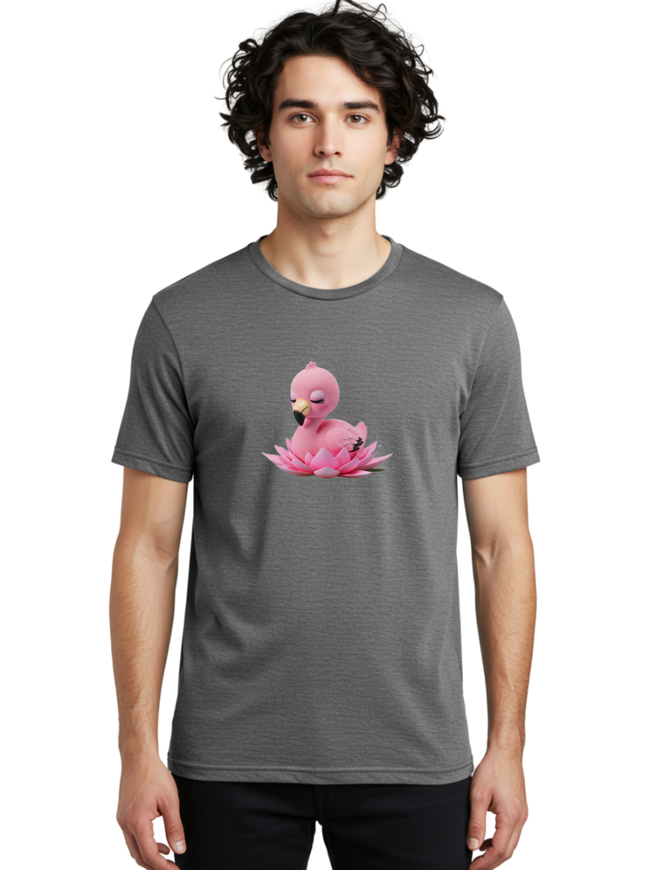 Pink-Flamingo-Lotus Men'S Graphic Tee, 100% Cotton, Comfortable Casual Summer Wear, Machine Washable, Vintage Camera, Old Camera, Antique Camera, Black Camera, Classic Photography, Photography Equipment, Nostalgic Device, Film Camera, Baj182