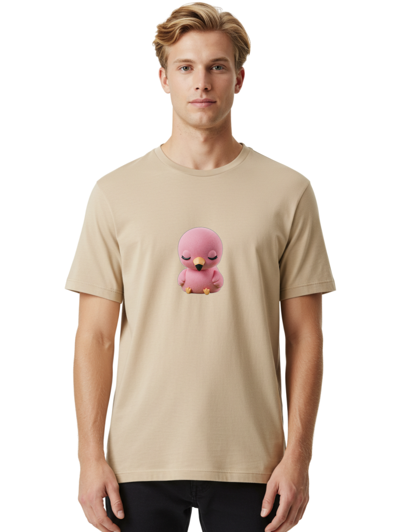 Pink-Flamingo Men'S Graphic Tee, 100% Cotton, Comfortable Casual Summer Wear, Machine Washable, Vintage Camera, Old Camera, Antique Camera, Black Camera, Classic Photography, Photography Equipment, Nostalgic Device, Film Camera, Camera Art Baj184