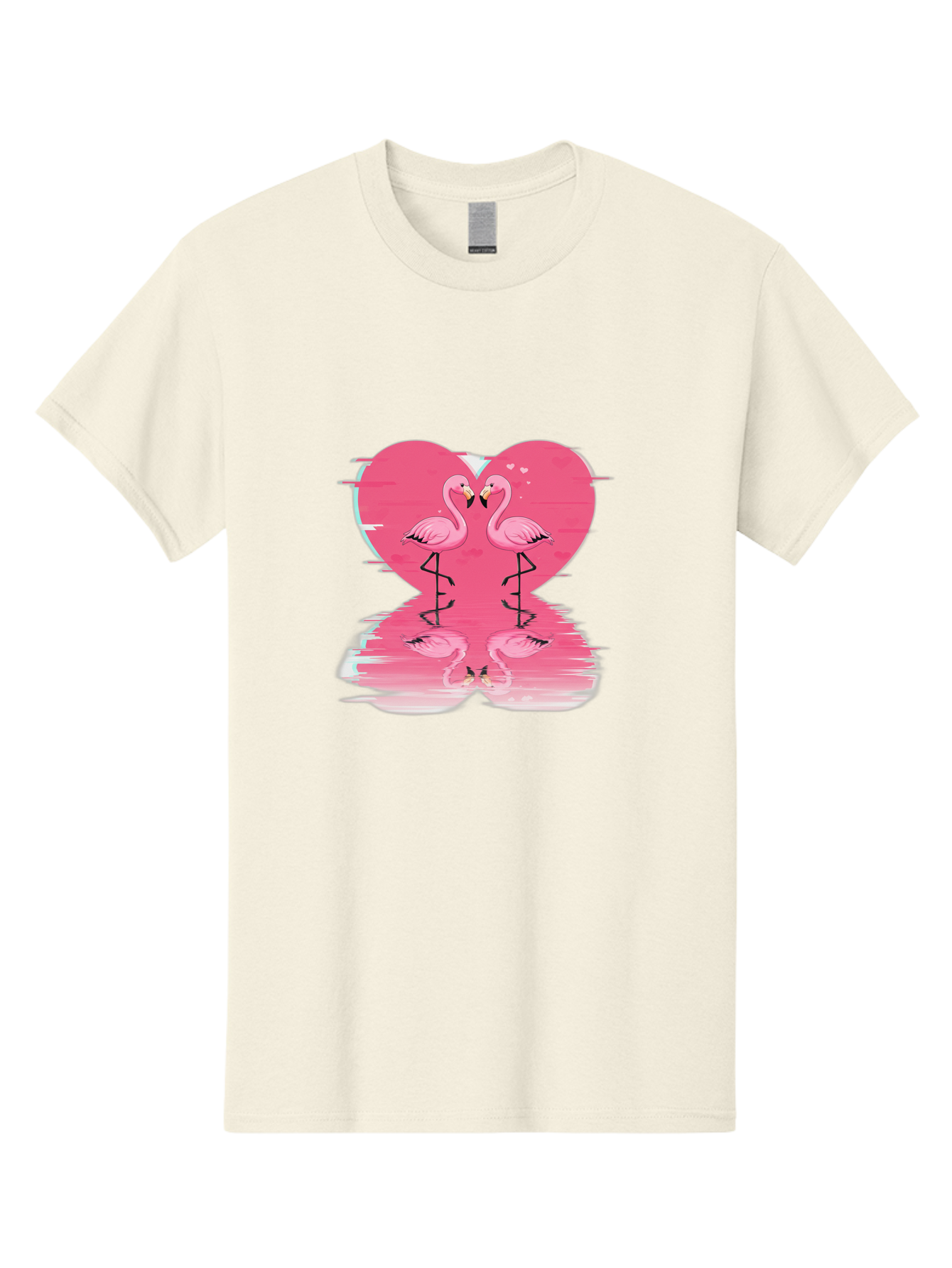 Pink-Flamingos-Heart-1 Men'S Graphic Tee, 100% Cotton, Comfortable Casual Summer Wear, Machine Washable, Vintage Camera, Old Camera, Antique Camera, Black Camera, Classic Photography, Photography Equipment, Nostalgic Device, Film Camera, Baj185
