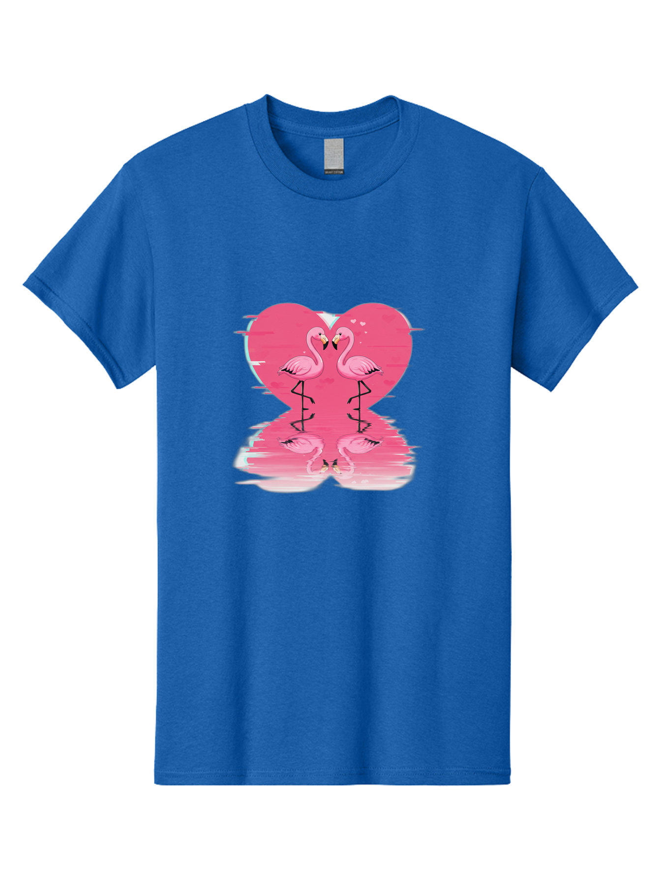 Pink-Flamingos-Heart-1 Men'S Graphic Tee, 100% Cotton, Comfortable Casual Summer Wear, Machine Washable, Vintage Camera, Old Camera, Antique Camera, Black Camera, Classic Photography, Photography Equipment, Nostalgic Device, Film Camera, Baj185