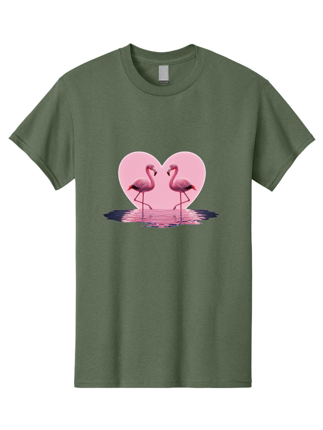 Pink-Flamingos-Heart-2 Men'S Graphic Tee, 100% Cotton, Comfortable Casual Summer Wear, Machine Washable, Vintage Camera, Old Camera, Antique Camera, Black Camera, Classic Photography, Photography Equipment, Nostalgic Device, Film Camera, Baj186