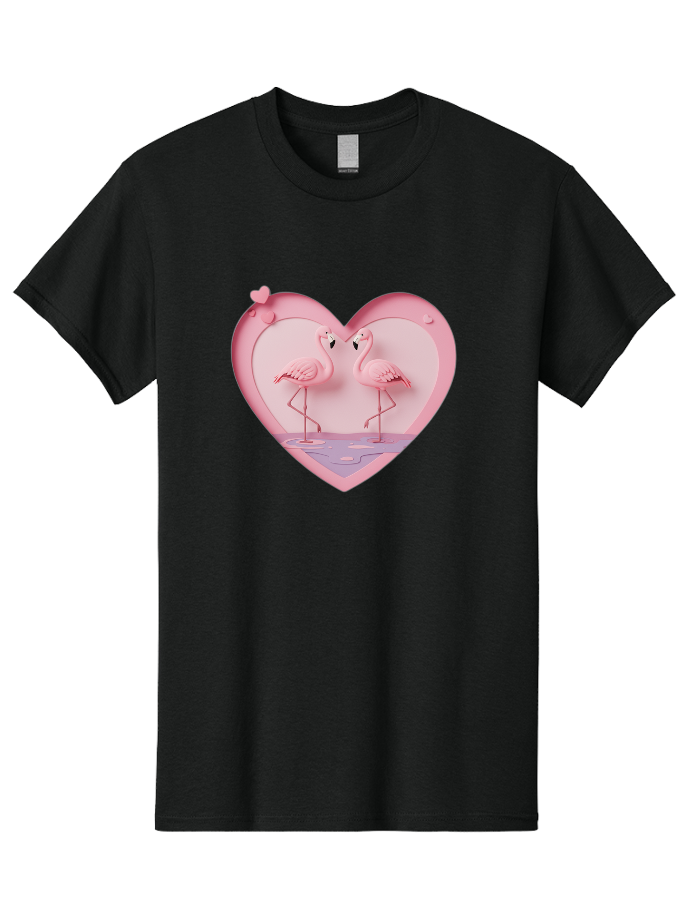 Pink-Flamingos-Heart Men'S Graphic Tee, 100% Cotton, Comfortable Casual Summer Wear, Machine Washable, Vintage Camera, Old Camera, Antique Camera, Black Camera, Classic Photography, Photography Equipment, Nostalgic Device, Film Camera, Baj187