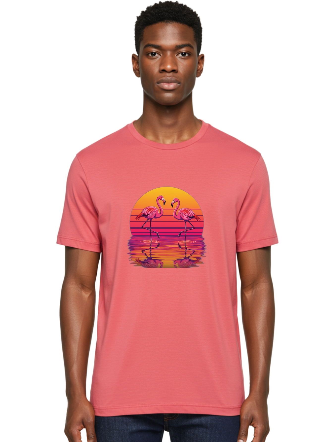 Pink-Flamingos Men'S Graphic Tee, 100% Cotton, Comfortable Casual Summer Wear, Machine Washable, Vintage Camera, Old Camera, Antique Camera, Black Camera, Classic Photography, Photography Equipment, Nostalgic Device, Film Camera, Camera Art Baj188