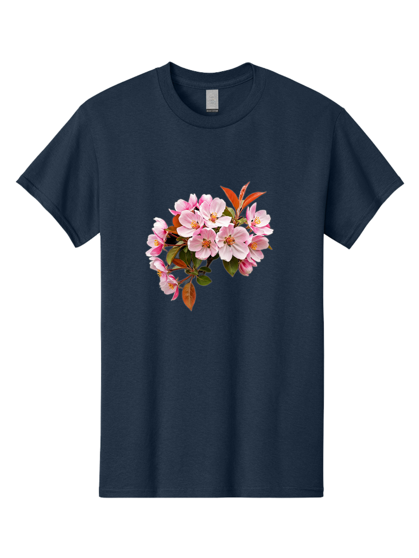 Pink-Flowers-2 Men'S Graphic Tee, 100% Cotton, Comfortable Casual Summer Wear, Machine Washable, Vintage Camera, Old Camera, Antique Camera, Black Camera, Classic Photography, Photography Equipment, Nostalgic Device, Film Camera, Camera Art Baj191