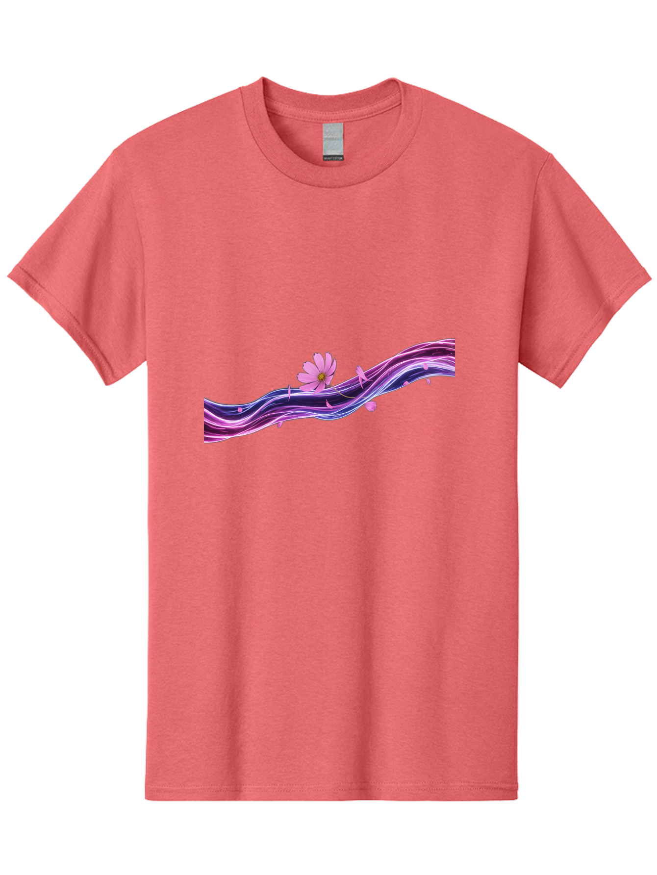 Pink-Fluid-Flower Men'S Graphic Tee, 100% Cotton, Comfortable Casual Summer Wear, Machine Washable, Vintage Camera, Old Camera, Antique Camera, Black Camera, Classic Photography, Photography Equipment, Nostalgic Device, Film Camera, Camera Art Baj194