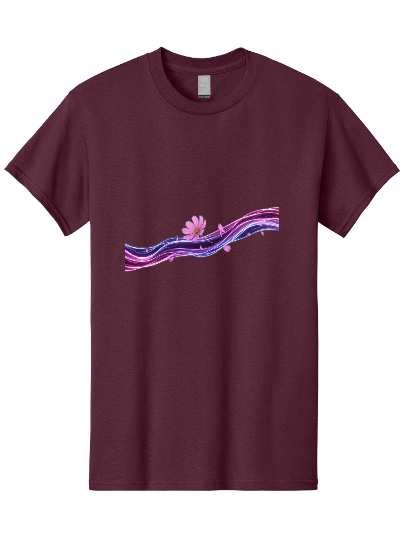 Pink-Fluid-Flower Men'S Graphic Tee, 100% Cotton, Comfortable Casual Summer Wear, Machine Washable, Vintage Camera, Old Camera, Antique Camera, Black Camera, Classic Photography, Photography Equipment, Nostalgic Device, Film Camera, Camera Art Baj194