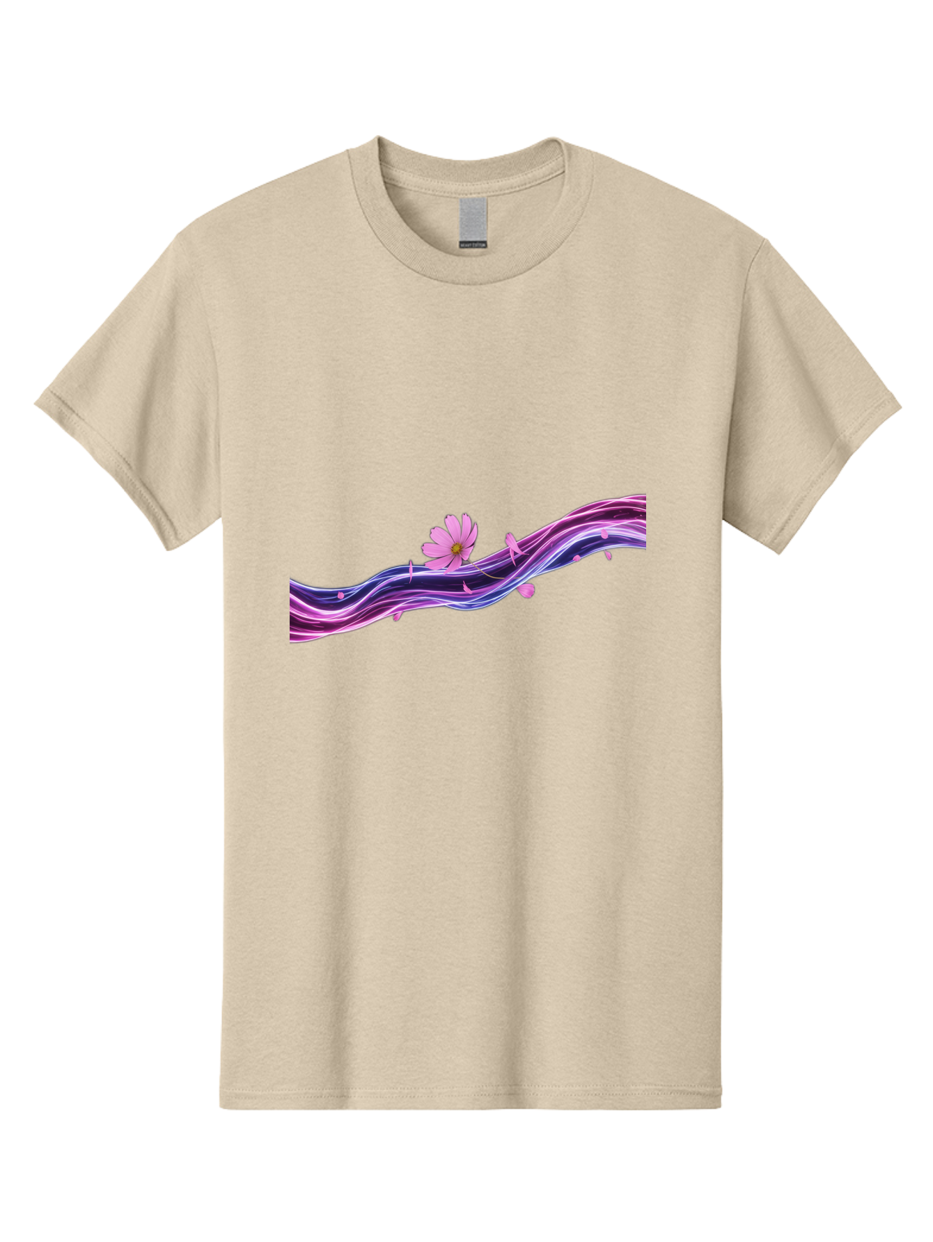 Pink-Fluid-Flower Men'S Graphic Tee, 100% Cotton, Comfortable Casual Summer Wear, Machine Washable, Vintage Camera, Old Camera, Antique Camera, Black Camera, Classic Photography, Photography Equipment, Nostalgic Device, Film Camera, Camera Art Baj194