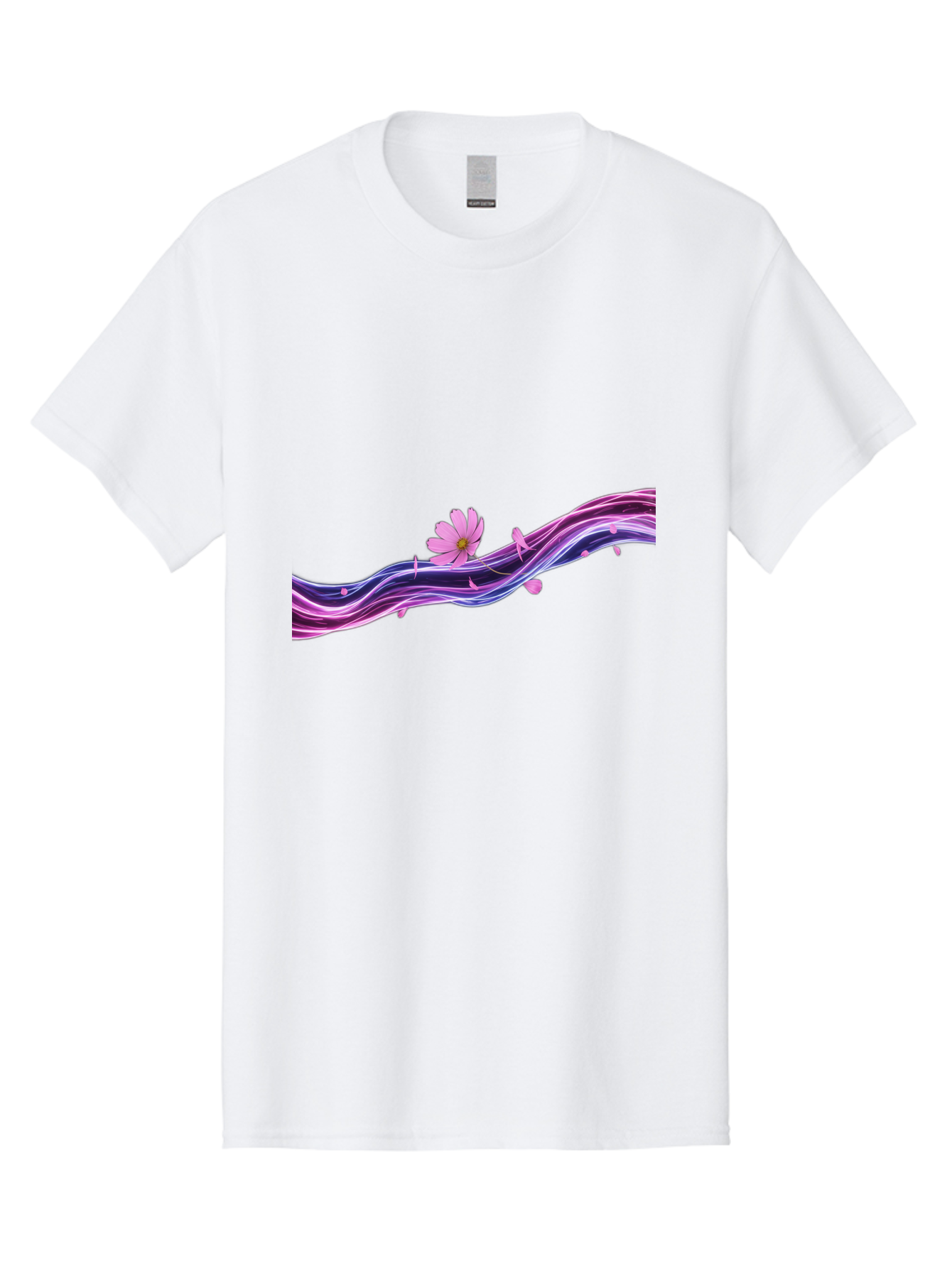 Pink-Fluid-Flower Men'S Graphic Tee, 100% Cotton, Comfortable Casual Summer Wear, Machine Washable, Vintage Camera, Old Camera, Antique Camera, Black Camera, Classic Photography, Photography Equipment, Nostalgic Device, Film Camera, Camera Art Baj194