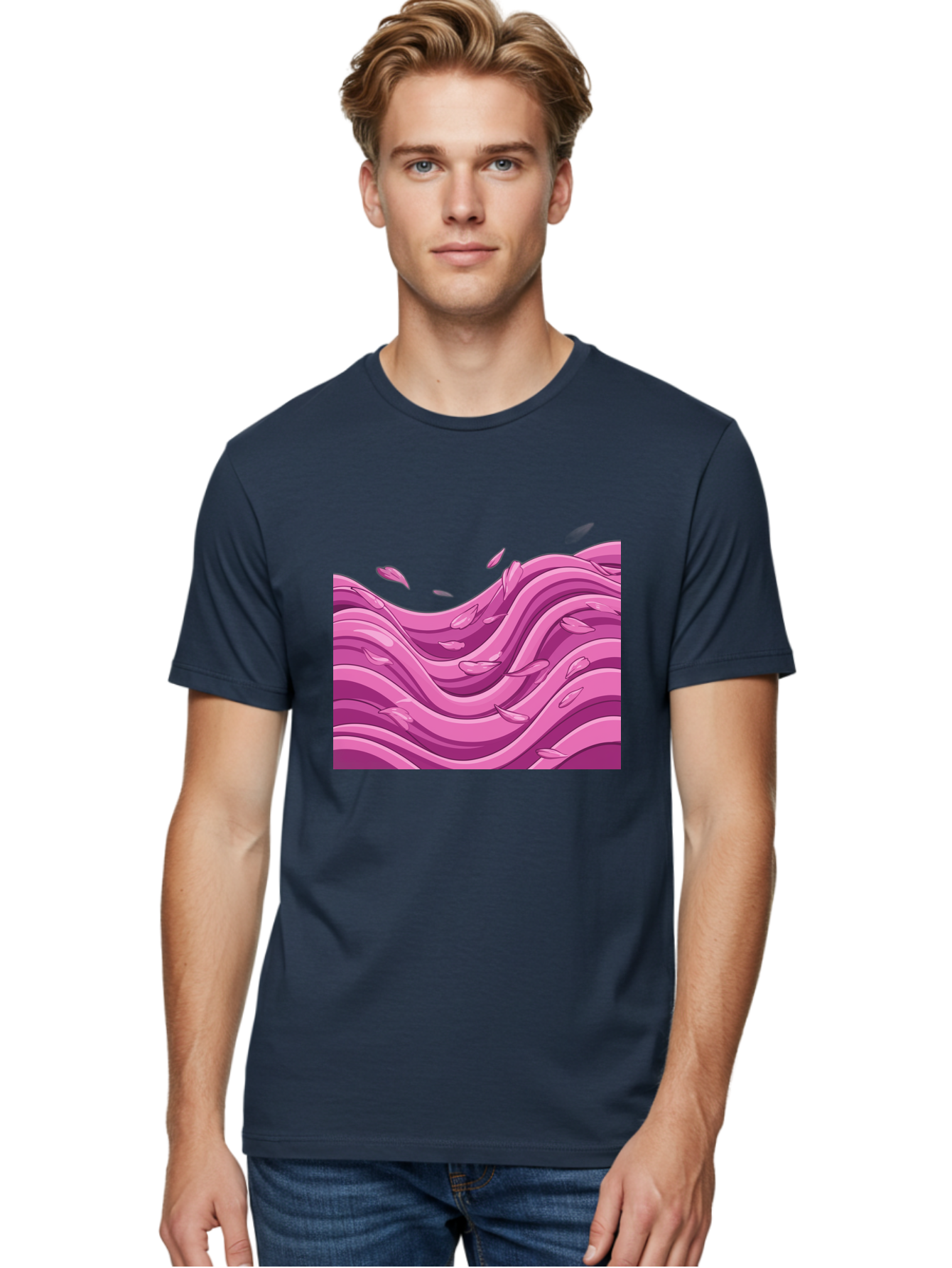 Pink-Waves Men'S Graphic Tee, 100% Cotton, Comfortable Casual Summer Wear, Machine Washable, Vintage Camera, Old Camera, Antique Camera, Black Camera, Classic Photography, Photography Equipment, Nostalgic Device, Film Camera, Camera Art Baj197