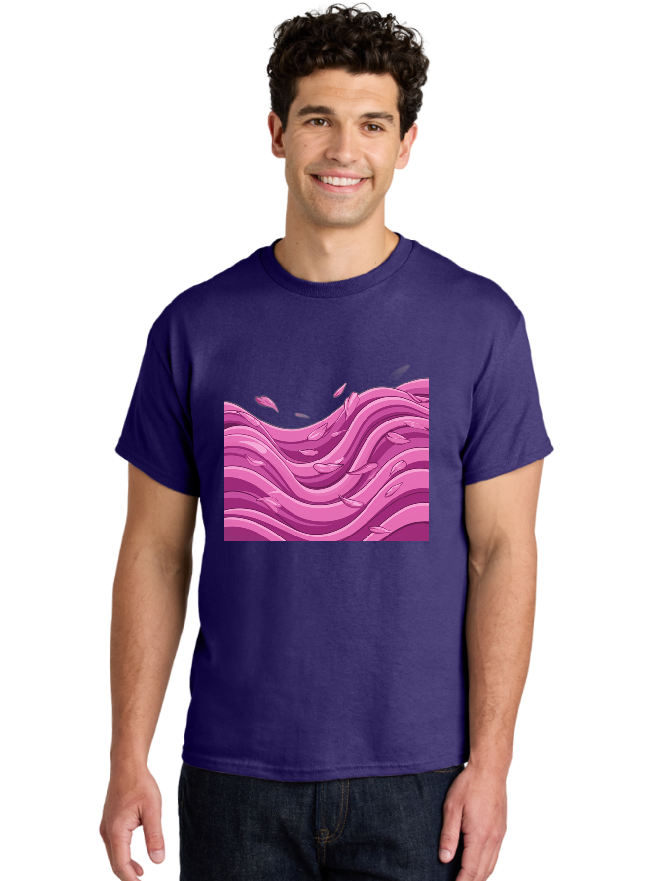 Pink-Waves Men'S Graphic Tee, 100% Cotton, Comfortable Casual Summer Wear, Machine Washable, Vintage Camera, Old Camera, Antique Camera, Black Camera, Classic Photography, Photography Equipment, Nostalgic Device, Film Camera, Camera Art Baj197
