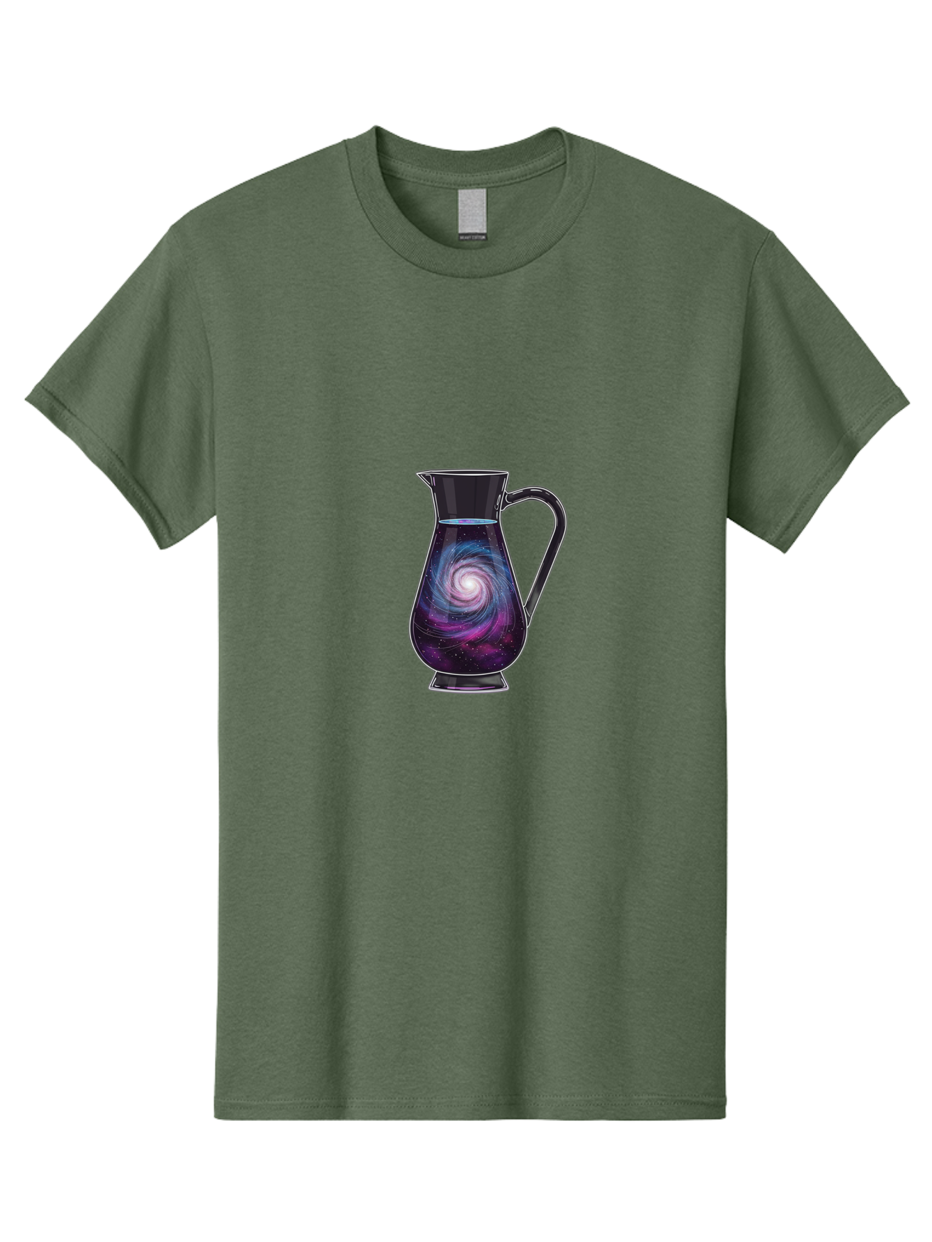 Pitcher-With-Galaxy Men'S Graphic Tee, 100% Cotton, Comfortable Casual Summer Wear, Machine Washable, Vintage Camera, Old Camera, Antique Camera, Black Camera, Classic Photography, Photography Equipment, Nostalgic Device, Film Camera, Baj198