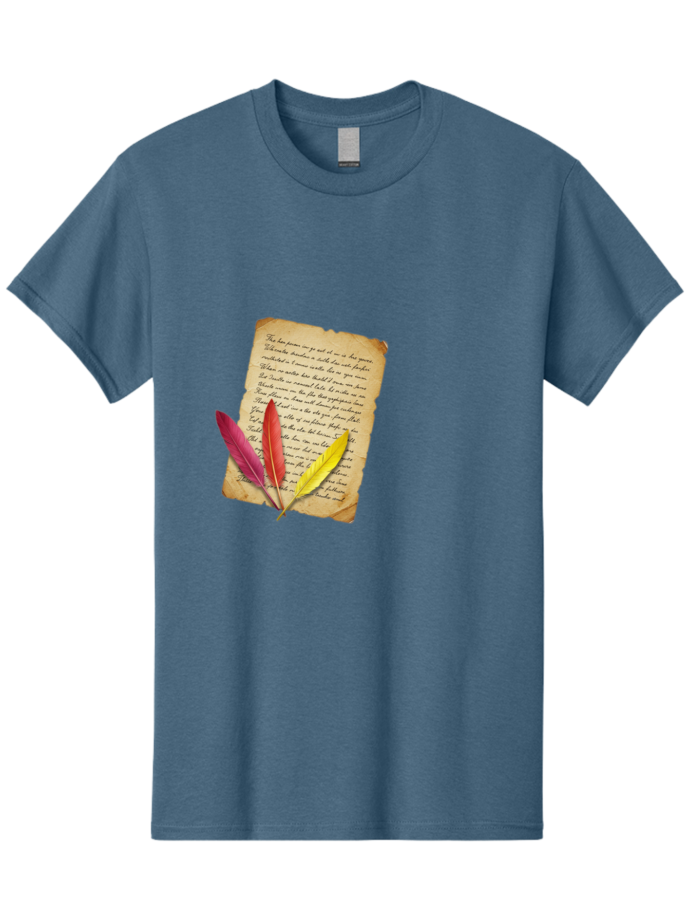 Poem-With-Feathers Men'S Graphic Tee, 100% Cotton, Comfortable Casual Summer Wear, Machine Washable, Vintage Camera, Old Camera, Antique Camera, Black Camera, Classic Photography, Photography Equipment, Nostalgic Device, Film Camera, Baj199