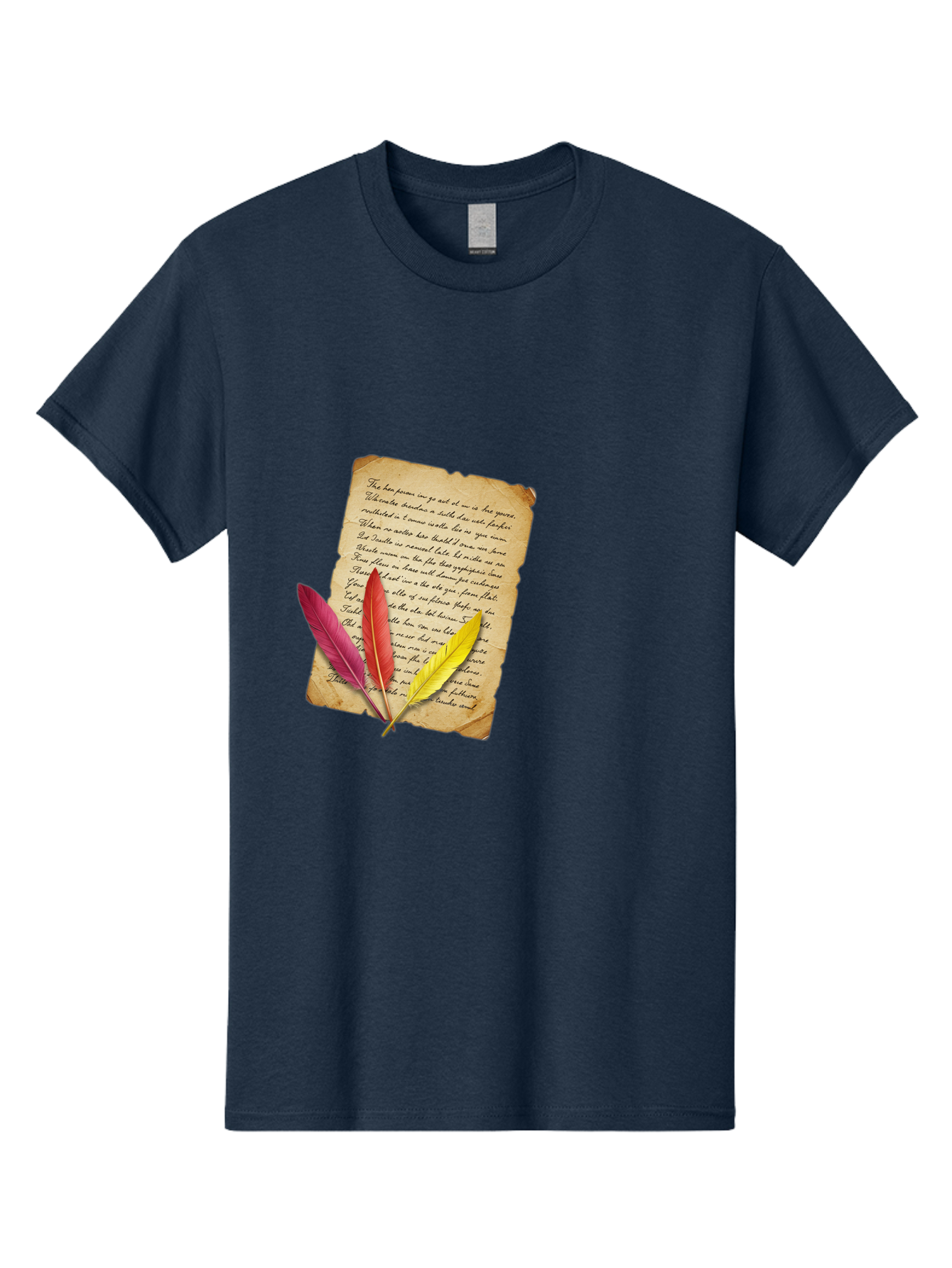 Poem-With-Feathers Men'S Graphic Tee, 100% Cotton, Comfortable Casual Summer Wear, Machine Washable, Vintage Camera, Old Camera, Antique Camera, Black Camera, Classic Photography, Photography Equipment, Nostalgic Device, Film Camera, Baj199