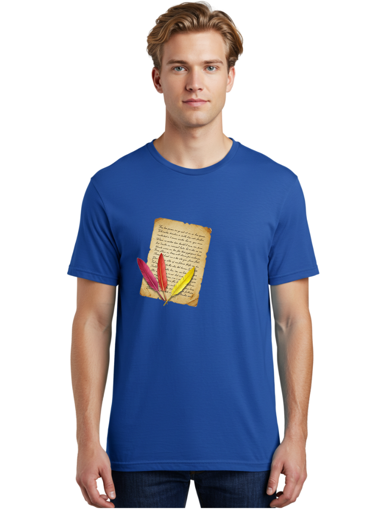 Poem-With-Feathers Men'S Graphic Tee, 100% Cotton, Comfortable Casual Summer Wear, Machine Washable, Vintage Camera, Old Camera, Antique Camera, Black Camera, Classic Photography, Photography Equipment, Nostalgic Device, Film Camera, Baj199