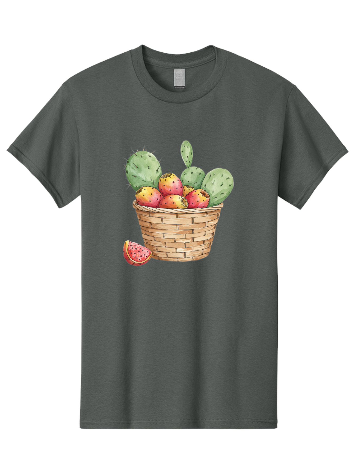 Prickly-Pears-Basket Men'S Graphic Tee, 100% Cotton, Comfortable Casual Summer Wear, Machine Washable, Vintage Camera, Old Camera, Antique Camera, Black Camera, Classic Photography, Photography Equipment, Nostalgic Device, Film Camera, Baj200