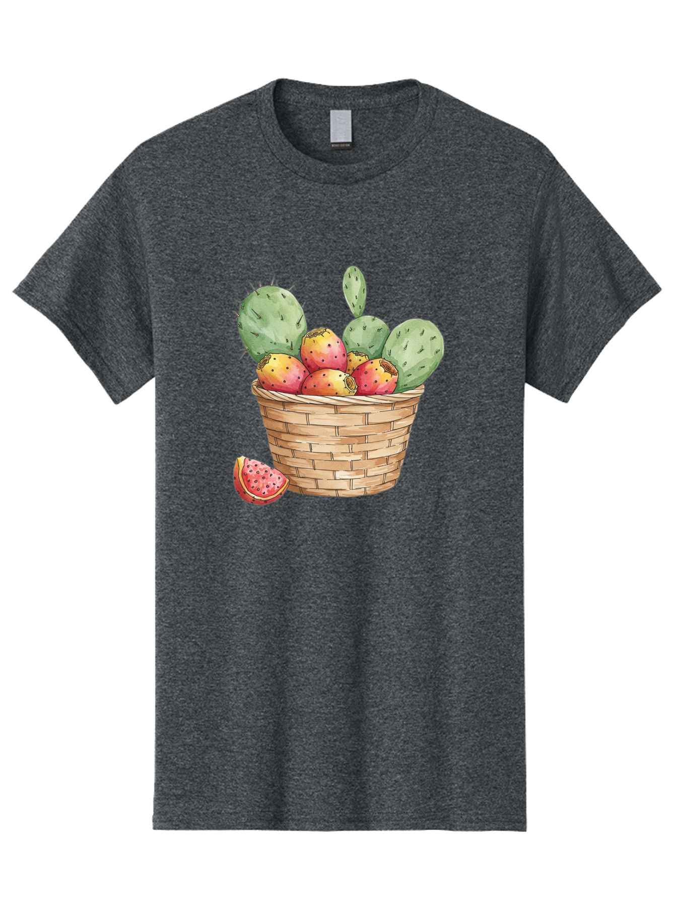 Prickly-Pears-Basket Men'S Graphic Tee, 100% Cotton, Comfortable Casual Summer Wear, Machine Washable, Vintage Camera, Old Camera, Antique Camera, Black Camera, Classic Photography, Photography Equipment, Nostalgic Device, Film Camera, Baj200