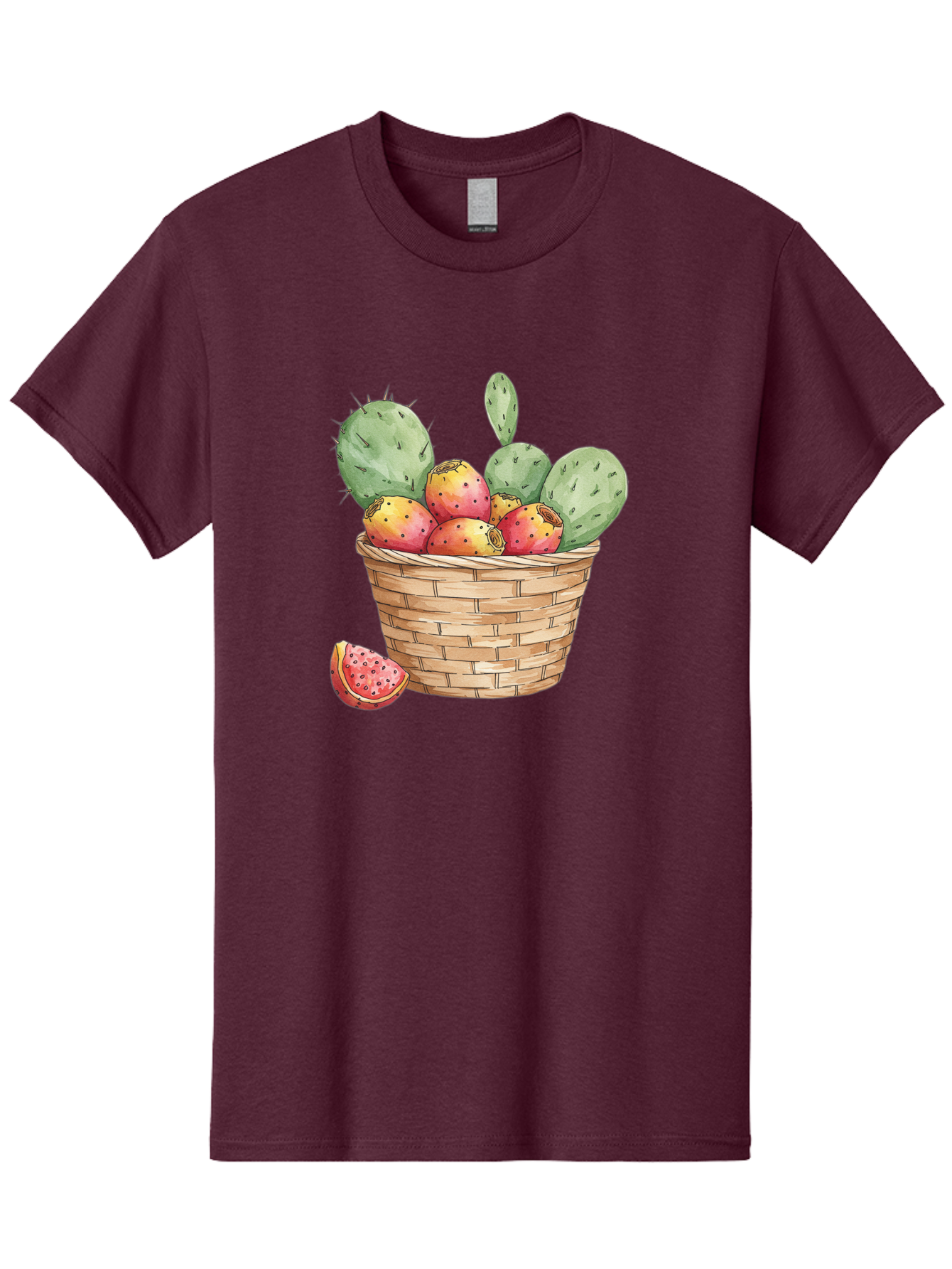 Prickly-Pears-Basket Men'S Graphic Tee, 100% Cotton, Comfortable Casual Summer Wear, Machine Washable, Vintage Camera, Old Camera, Antique Camera, Black Camera, Classic Photography, Photography Equipment, Nostalgic Device, Film Camera, Baj200