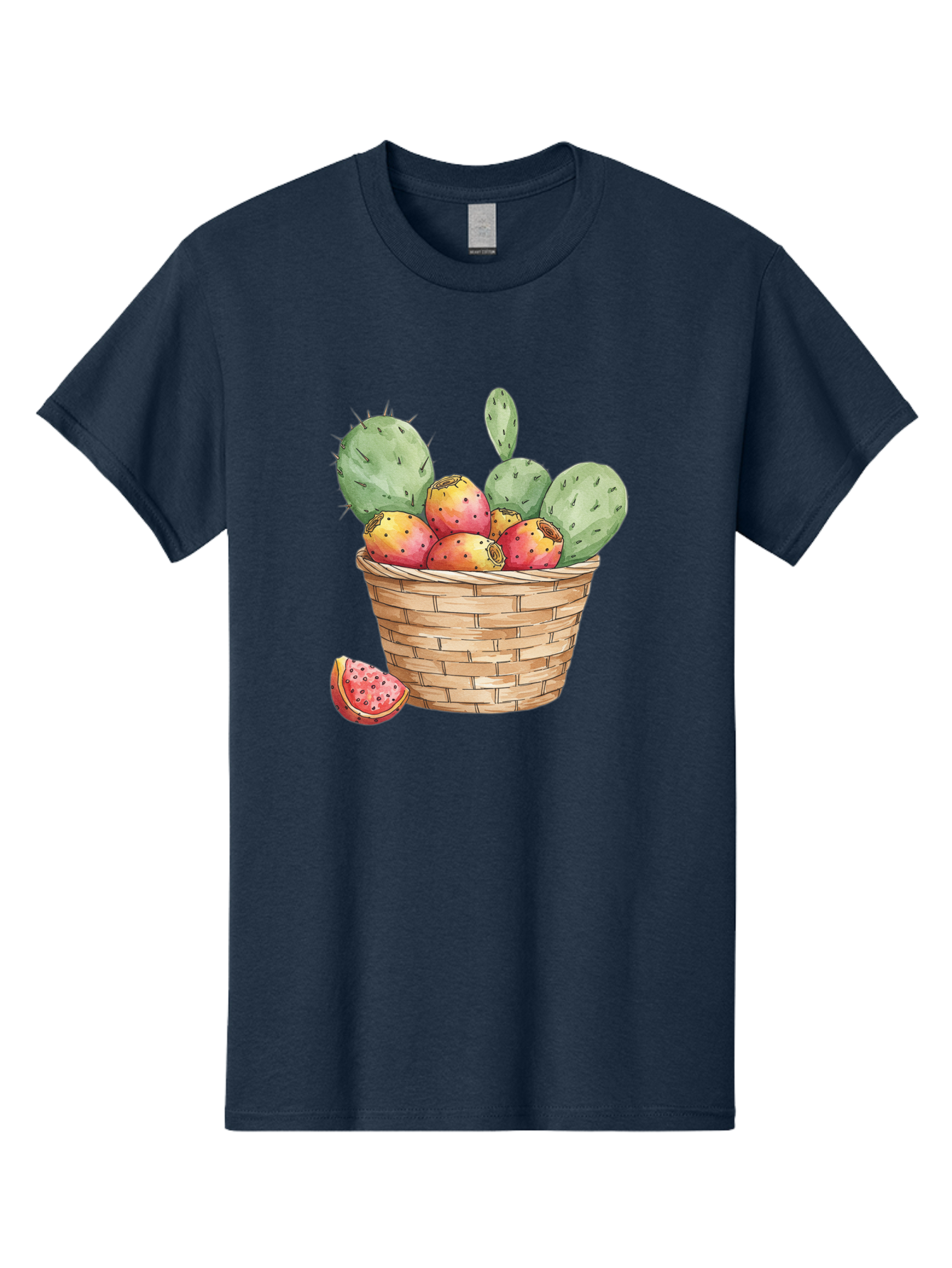 Prickly-Pears-Basket Men'S Graphic Tee, 100% Cotton, Comfortable Casual Summer Wear, Machine Washable, Vintage Camera, Old Camera, Antique Camera, Black Camera, Classic Photography, Photography Equipment, Nostalgic Device, Film Camera, Baj200