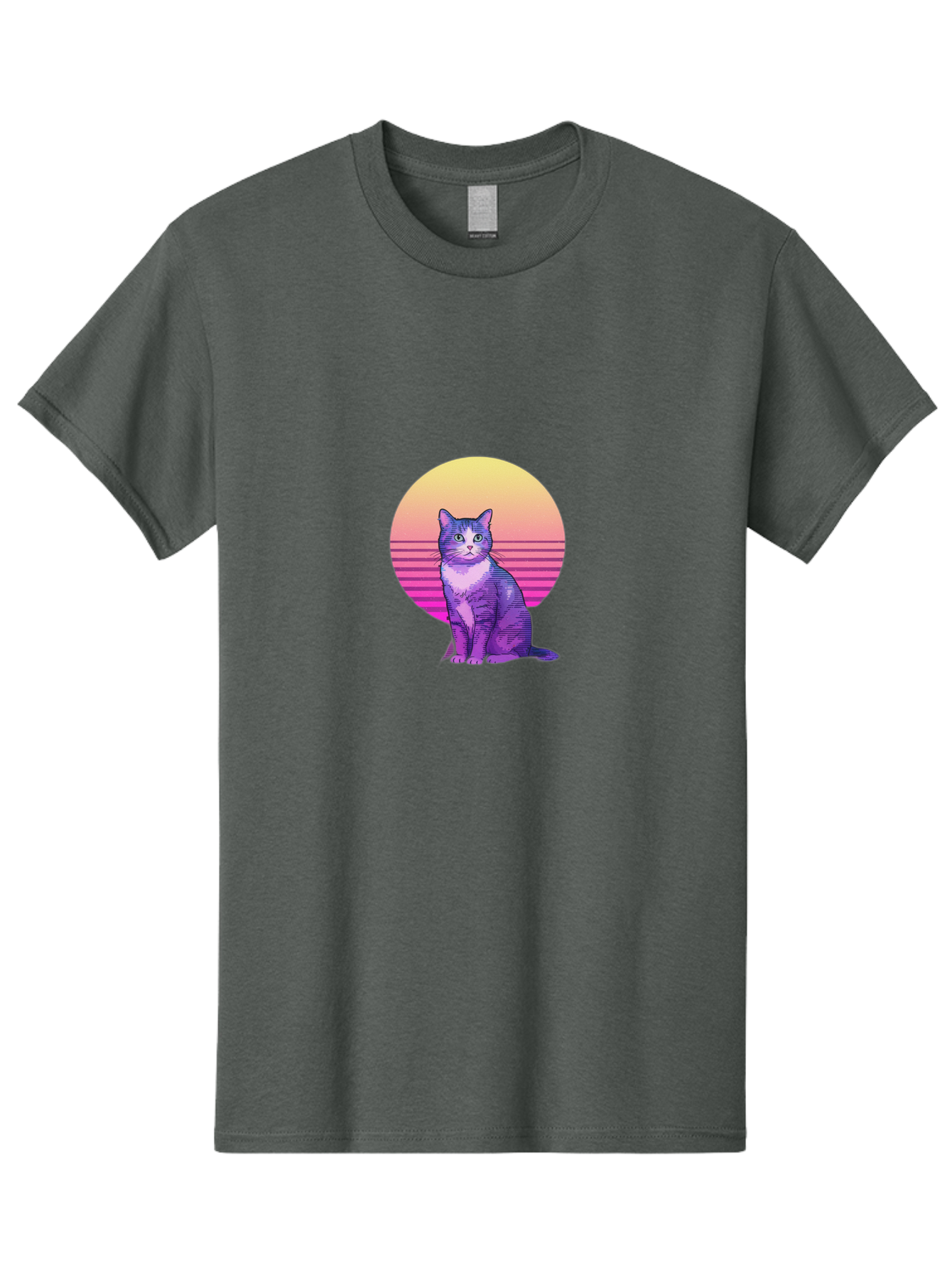 Purple-Cat Men'S Graphic Tee, 100% Cotton, Comfortable Casual Summer Wear, Machine Washable, Vintage Camera, Old Camera, Antique Camera, Black Camera, Classic Photography, Photography Equipment, Nostalgic Device, Film Camera, Camera Art Baj201