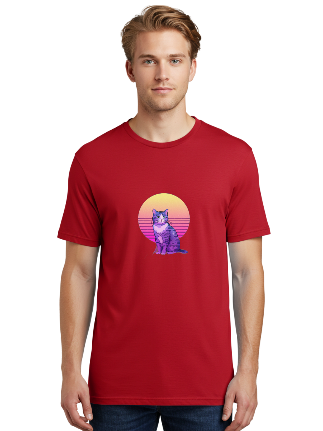 Purple-Cat Men'S Graphic Tee, 100% Cotton, Comfortable Casual Summer Wear, Machine Washable, Vintage Camera, Old Camera, Antique Camera, Black Camera, Classic Photography, Photography Equipment, Nostalgic Device, Film Camera, Camera Art Baj201