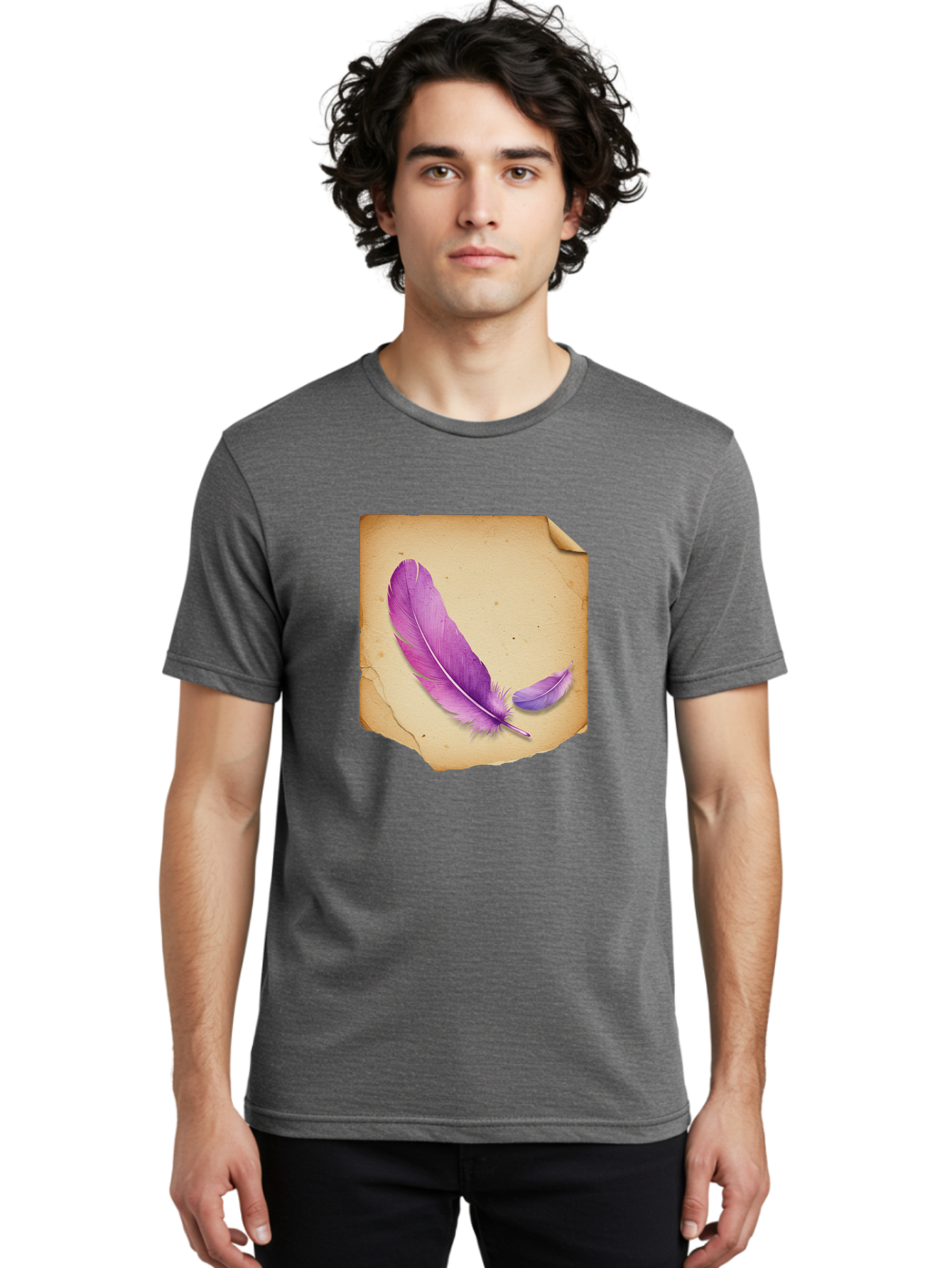 Purple-Feathers Men'S Graphic Tee, 100% Cotton, Comfortable Casual Summer Wear, Machine Washable, Vintage Camera, Old Camera, Antique Camera, Black Camera, Classic Photography, Photography Equipment, Nostalgic Device, Film Camera, Camera Art Baj202