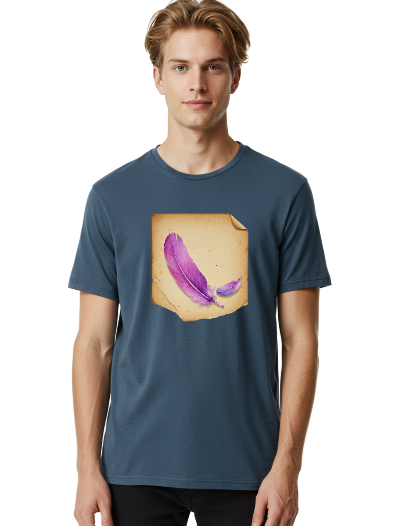 Purple-Feathers Men'S Graphic Tee, 100% Cotton, Comfortable Casual Summer Wear, Machine Washable, Vintage Camera, Old Camera, Antique Camera, Black Camera, Classic Photography, Photography Equipment, Nostalgic Device, Film Camera, Camera Art Baj202