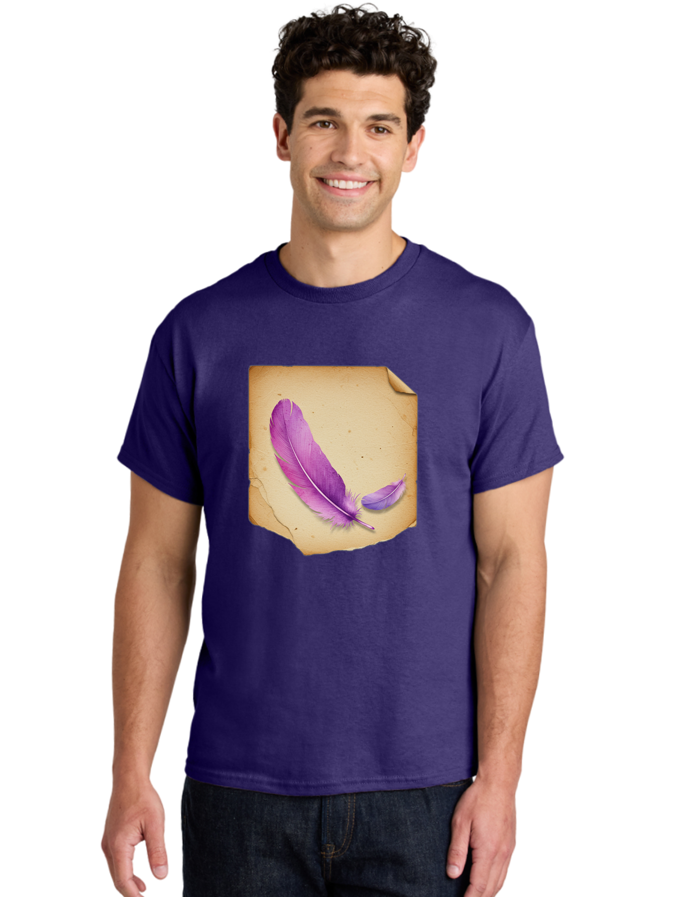 Purple-Feathers Men'S Graphic Tee, 100% Cotton, Comfortable Casual Summer Wear, Machine Washable, Vintage Camera, Old Camera, Antique Camera, Black Camera, Classic Photography, Photography Equipment, Nostalgic Device, Film Camera, Camera Art Baj202
