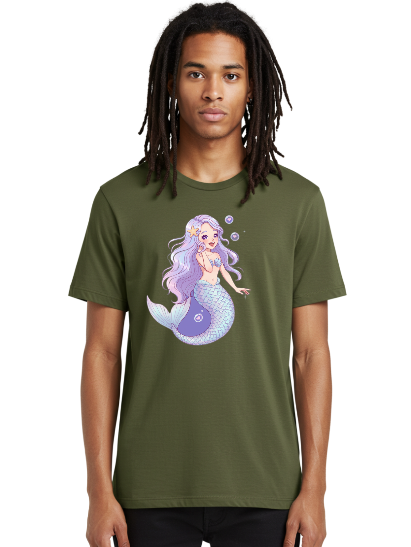 Purple-Mermaid-1 Men'S Graphic Tee, 100% Cotton, Comfortable Casual Summer Wear, Machine Washable, Vintage Camera, Old Camera, Antique Camera, Black Camera, Classic Photography, Photography Equipment, Nostalgic Device, Film Camera, Camera Art Baj203