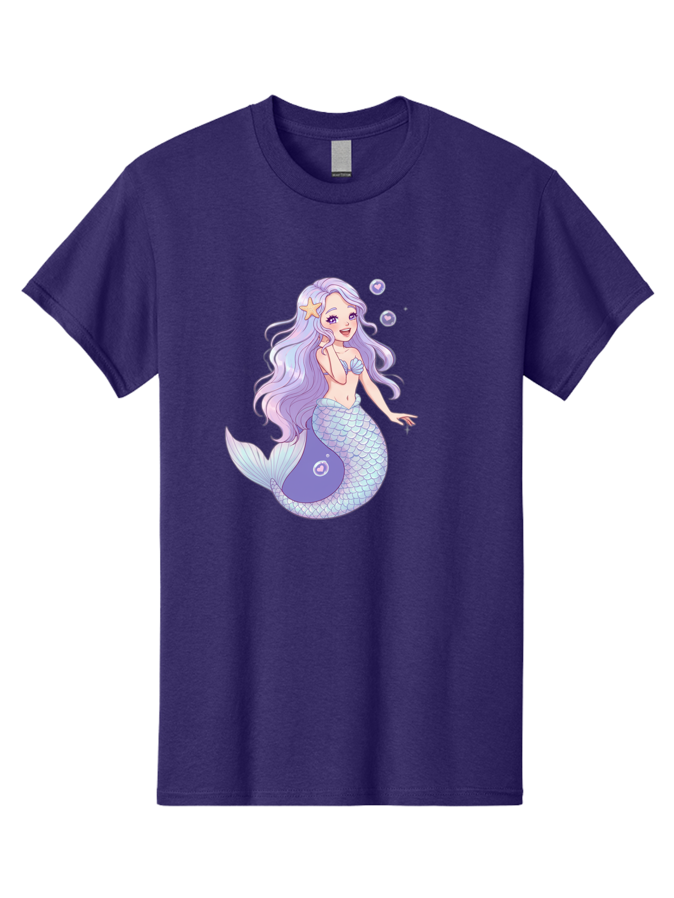 Purple-Mermaid-1 Men'S Graphic Tee, 100% Cotton, Comfortable Casual Summer Wear, Machine Washable, Vintage Camera, Old Camera, Antique Camera, Black Camera, Classic Photography, Photography Equipment, Nostalgic Device, Film Camera, Camera Art Baj203