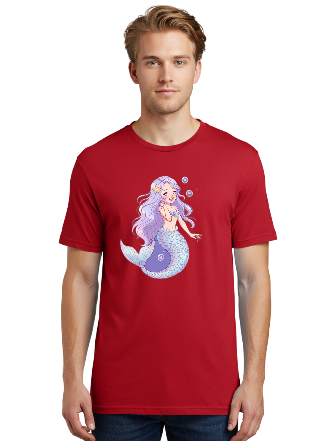 Purple-Mermaid-1 Men'S Graphic Tee, 100% Cotton, Comfortable Casual Summer Wear, Machine Washable, Vintage Camera, Old Camera, Antique Camera, Black Camera, Classic Photography, Photography Equipment, Nostalgic Device, Film Camera, Camera Art Baj203